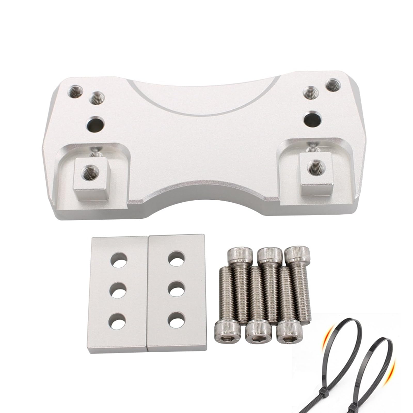 Chrom-Lenkererhöhungs-Adapter-Set für BMW K1200GT 2005–2008 K1300GT 2009–2012 Chrom-Lenkererhöhungs-Adapter-Set für BMW K1200GT 2005–2008 K1300GT 2009–2012 von IDENUONA