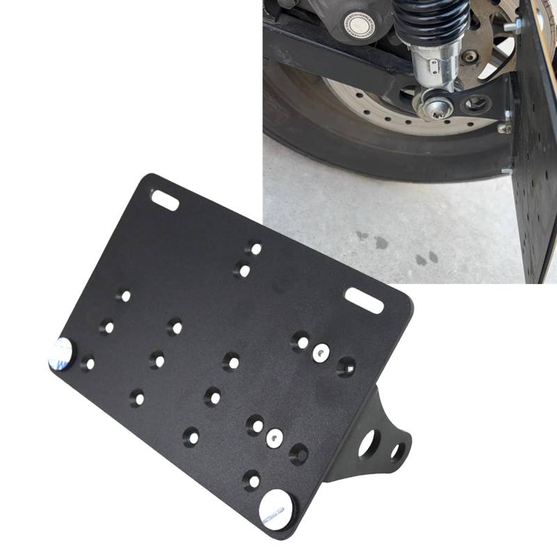 Faltbare LED-Licht-Seitenhalterung für Harley Sportster 883 X48 1200 72 von IDENUONA