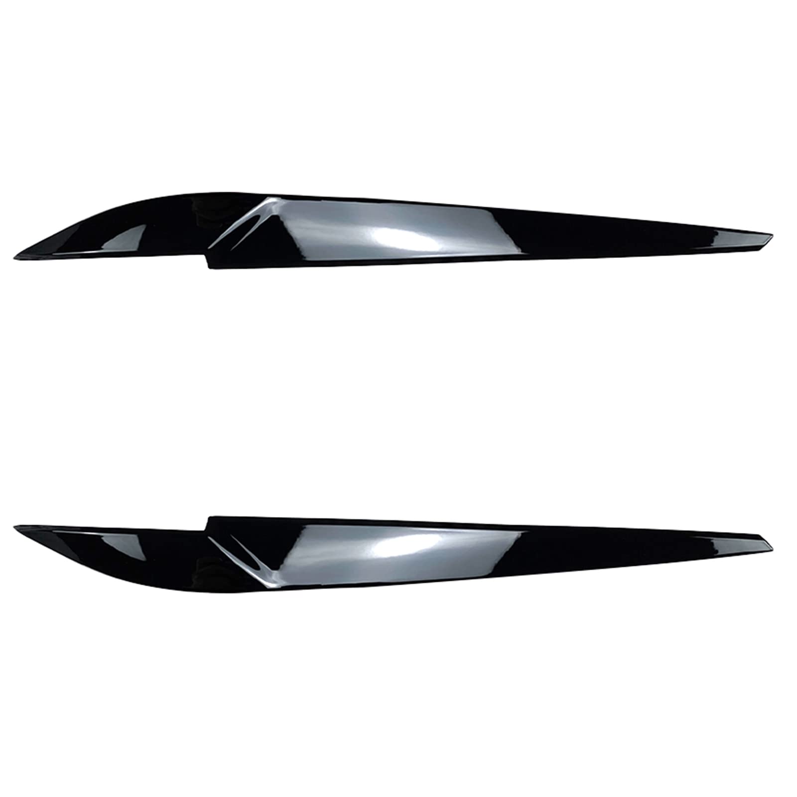 Frontscheinwerfer Augenbrauen Bezug Kohlefaser-Optik Schwarz glänzend Für 2014-2018 BMW X5 F15 X6 F16 von IDENUONA
