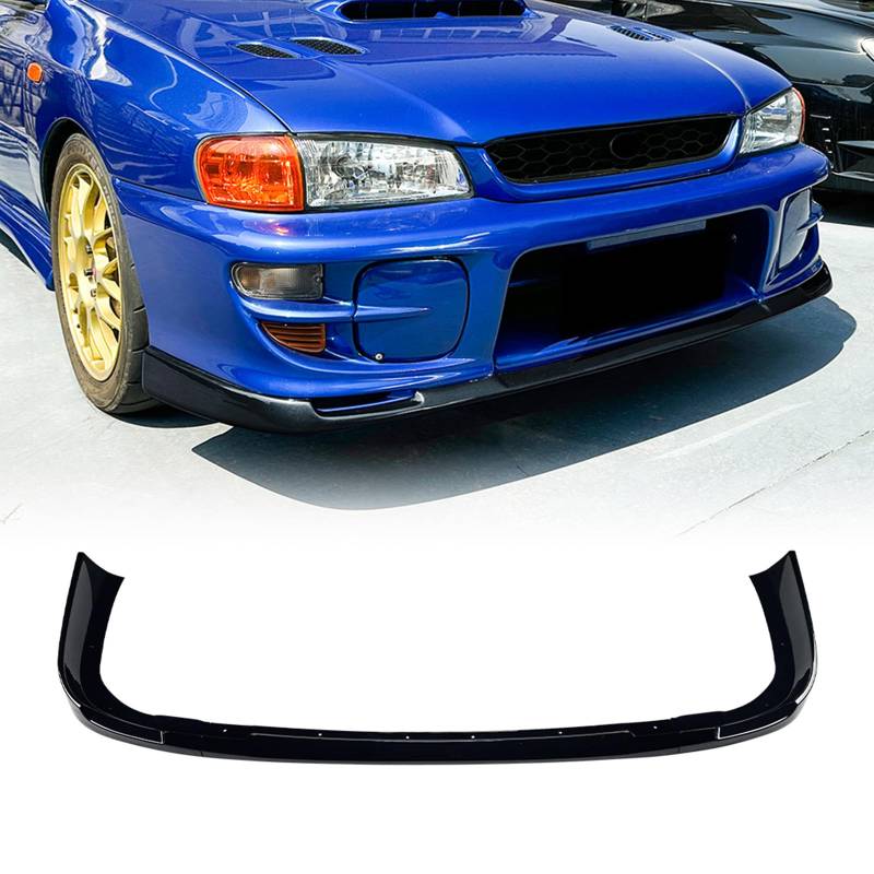 Frontspoilerlippe Splitter für Subaru Impreza WRX STI 1997-2001 schwarz von IDENUONA