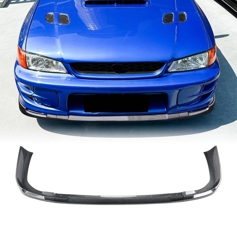 Frontspoilerlippe Splitter für Subaru Impreza WRX STI 1997-2001 schwarz von IDENUONA