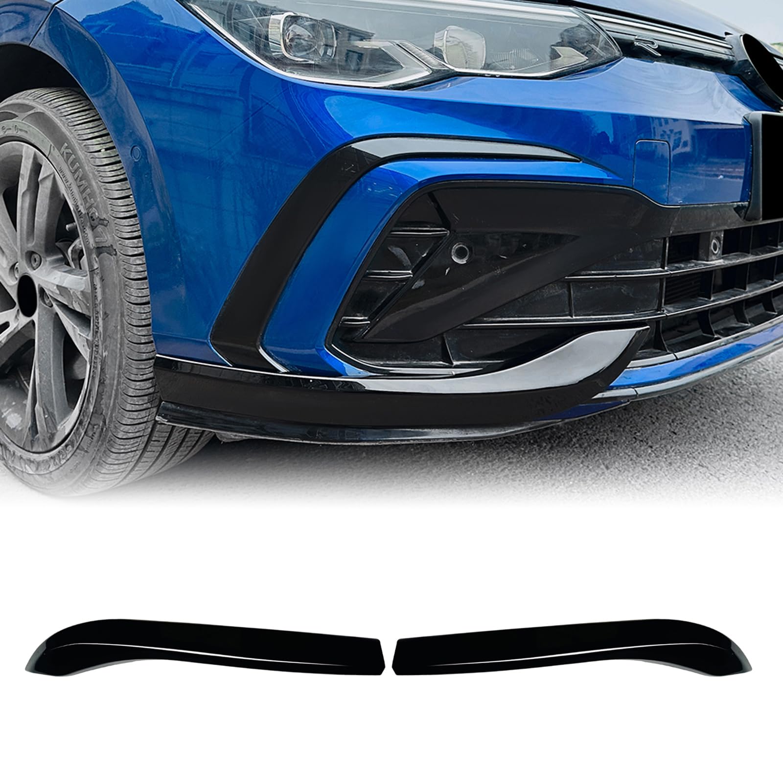 Frontstoßstange Seitenlüftungsverkleidung Abdeckung für VW Golf 8 MK8 Rline 2020-2024 Schwarz Frontstoßstange Seitenlüftungsverkleidung Abdeckung für VW Golf 8 MK8 Rline 2020-2024 Schwarz von IDENUONA