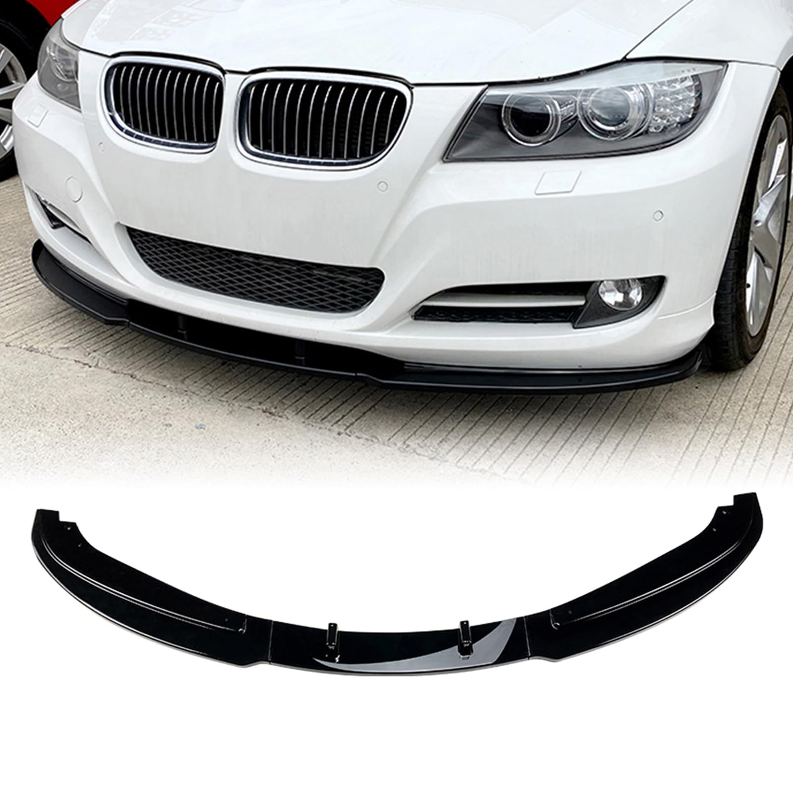 Frontstoßstange Spoiler Lippe Kit für BMW Base E90 E91 LCI 320i 330i 2009-2012 Basis Standard Versionen Schwarz Frontstoßstange Spoiler Lippe Kit für BMW Base E90 E91 LCI 320i 330i 2009-2012 Basis Standard Versionen Schwarz von IDENUONA