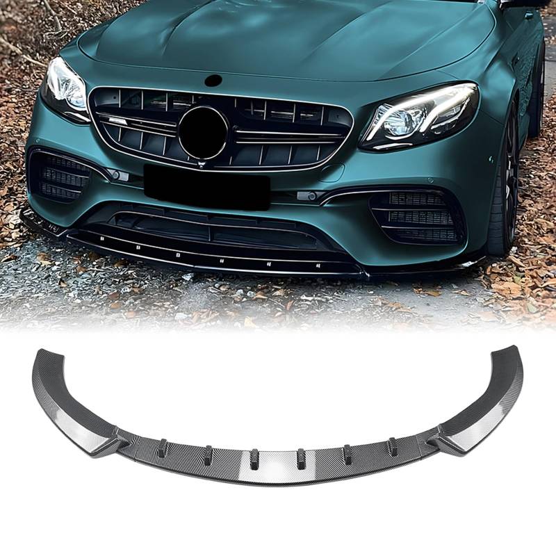 Frontstoßstange Spoilerlippe für Benz E-Klasse W213 E63 AMG 2016-2020 2017 Schwarz von IDENUONA