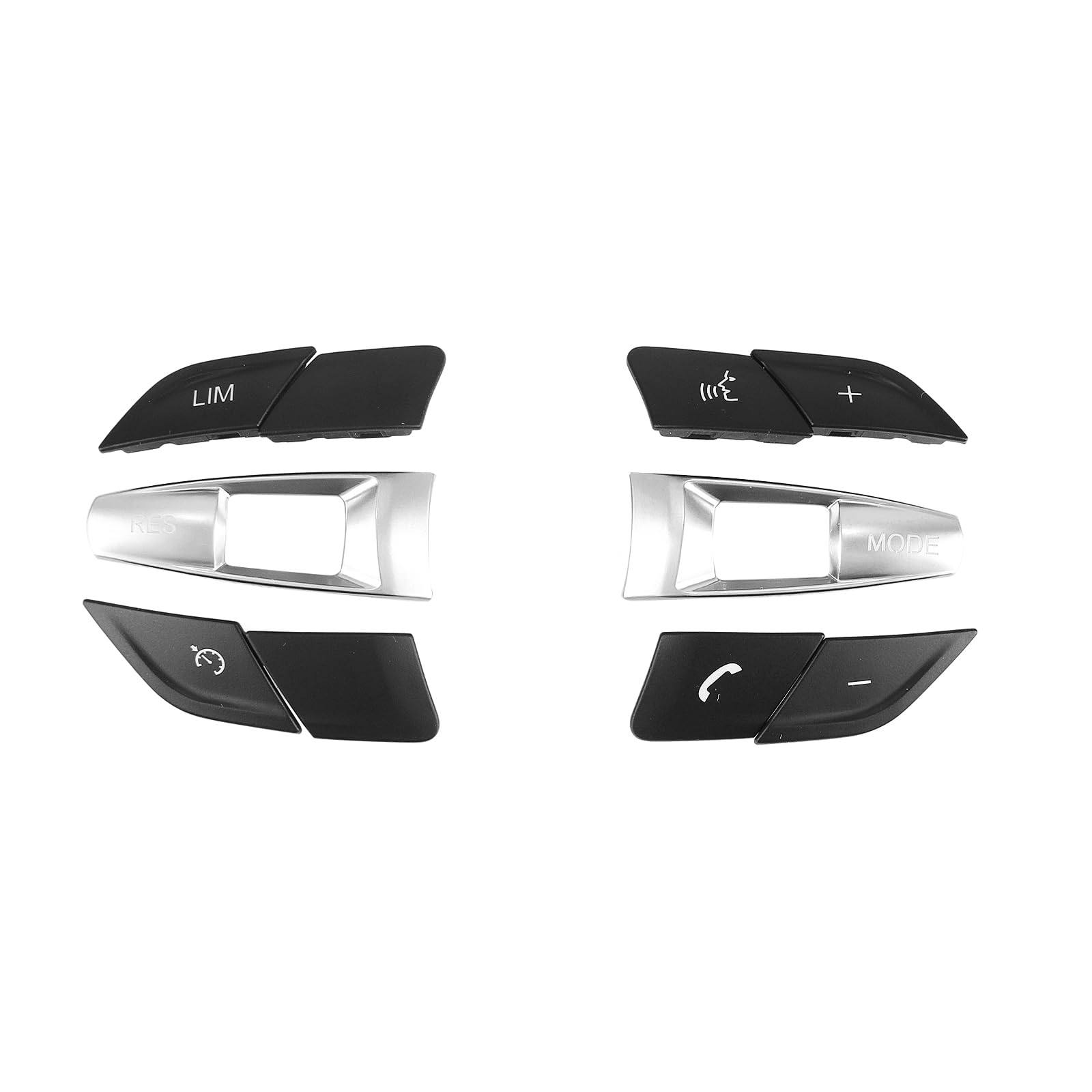 Für BMW 1er F20 F21 2012–2018 Innen Lenkrad Taste Schalter Knopf kappe 6131784941 von IDENUONA