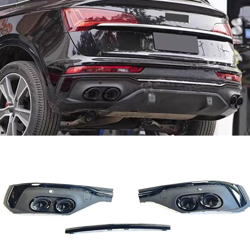 Hinteren Diffusor Auspuffrohre Abdeckung Für Audi Q5 S Line Sport Back 2021–2023 von IDENUONA