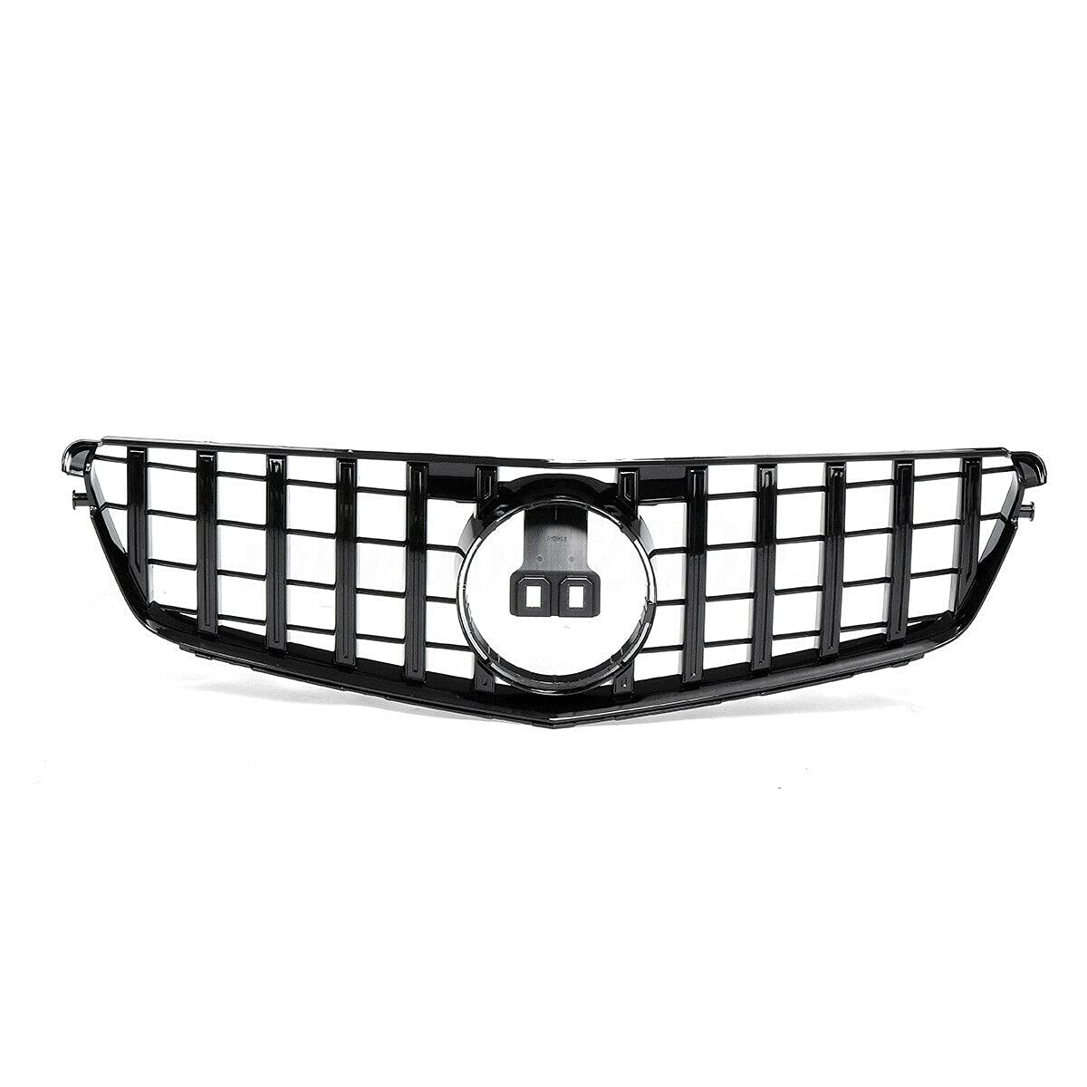 Kühlergrill vorne schwarz silber für Mercedes C Klasse Benz W204 2008-2014 GT C180 C200 von IDENUONA