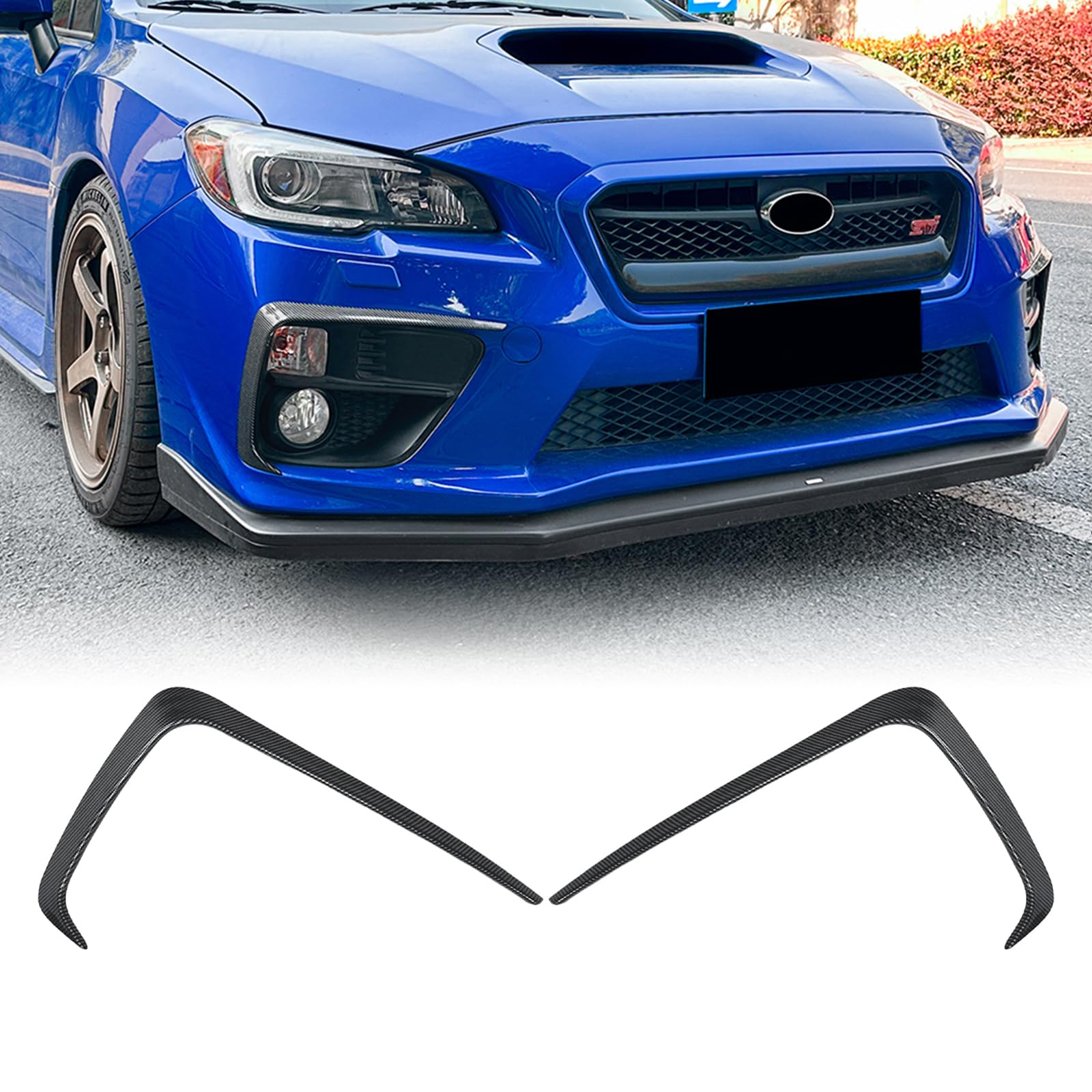 Lüftungsschlitz-Verkleidungen für Subaru WRX STI 2015–2017 2016, schwarz von IDENUONA