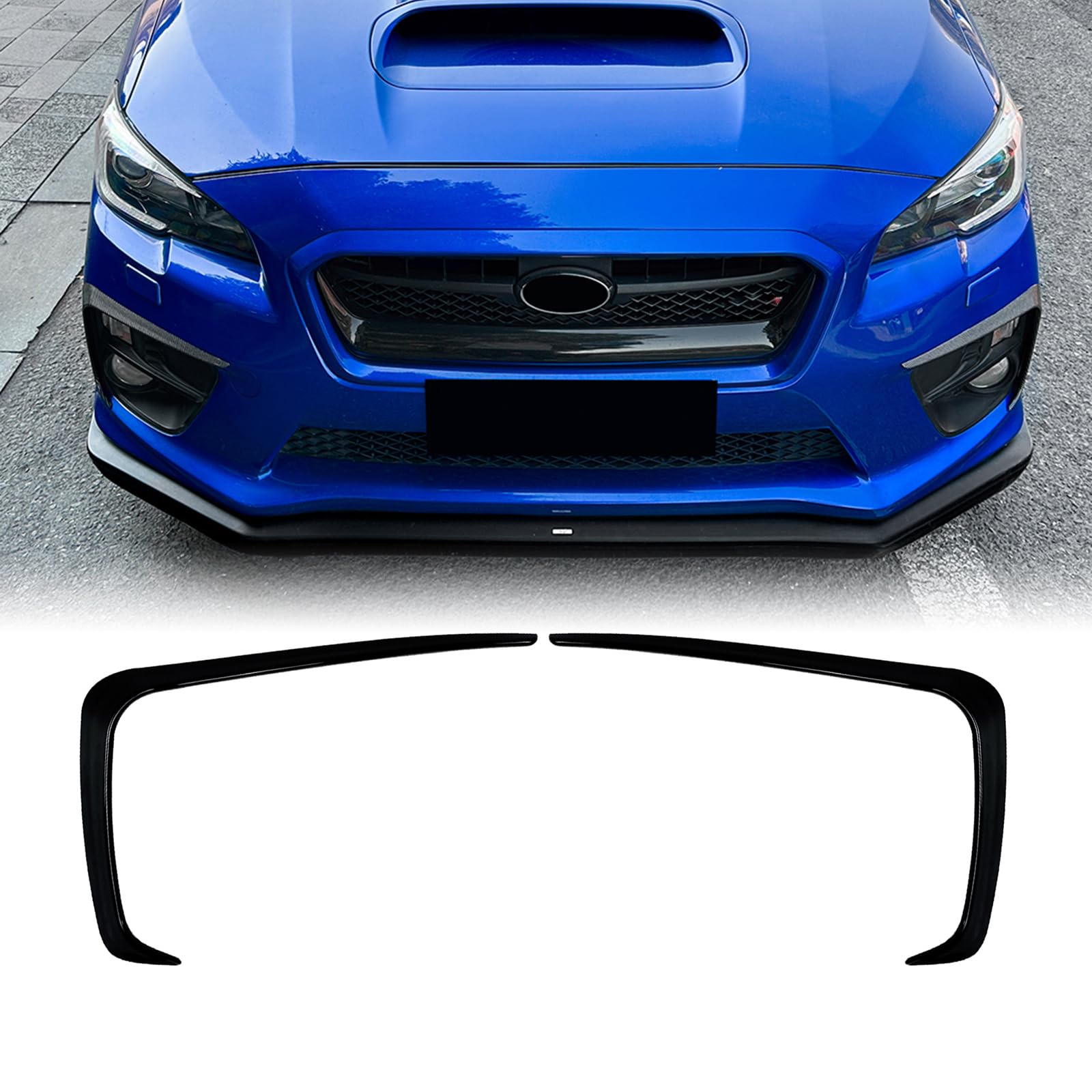 Lüftungsschlitz-Verkleidungen für Subaru WRX STI 2015–2017 2016, schwarz von IDENUONA