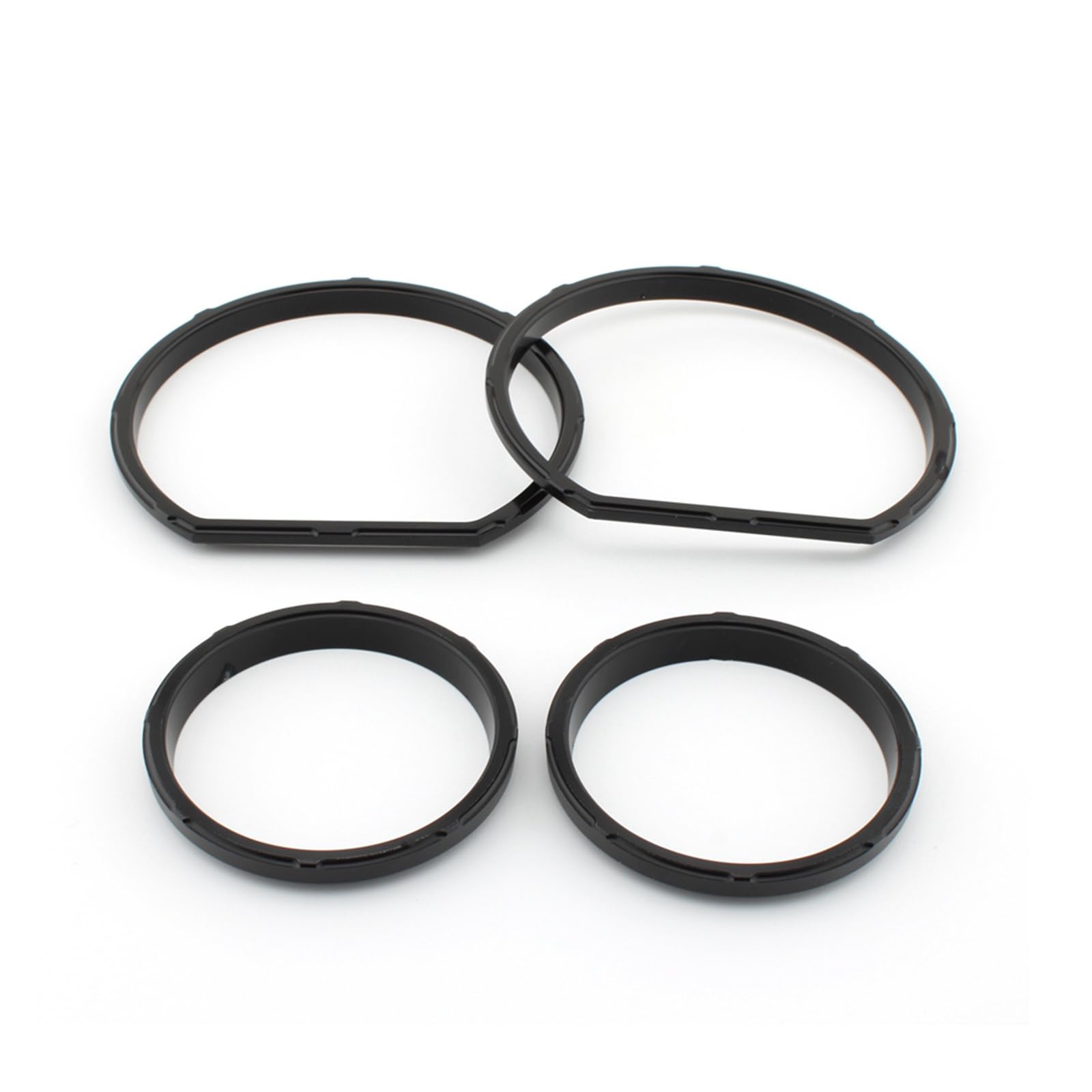 Motorrad Instrumententafel Lünettenring Kit Für Harley 2014+ Street Glide Silber Schwarz Motorrad Instrumententafel Lünettenring Kit Für Harley 2014+ Street Glide Silber Schwarz von IDENUONA