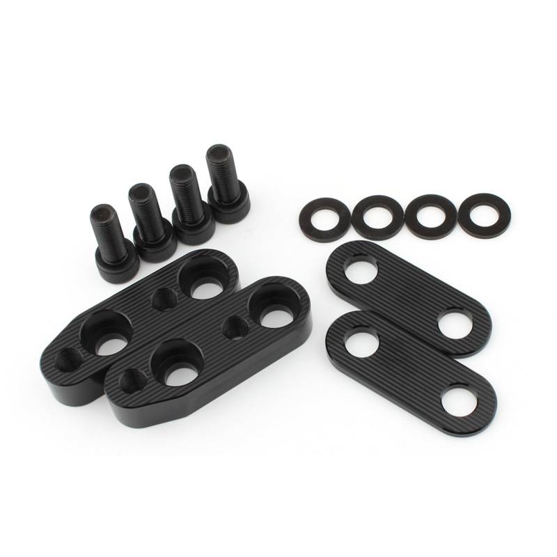 Motorrad-Lenkerklemmen-Set, für Honda Goldwing GL1800 2001–2017, Schwarz von IDENUONA