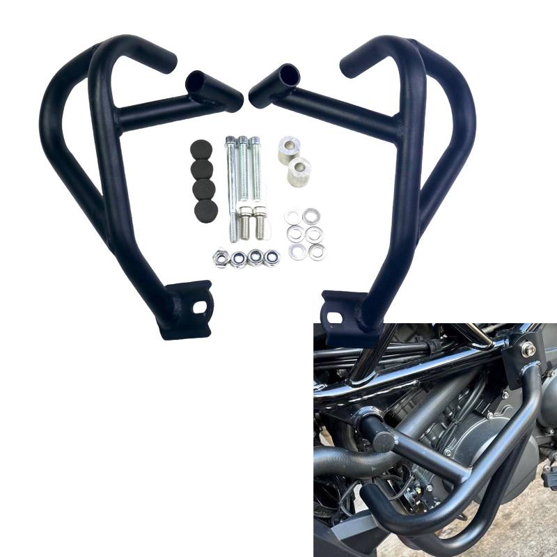 Motorrad-Motorschutz-Rahmen-Set für Benelli 752S 2019-2022 Schwarz von IDENUONA