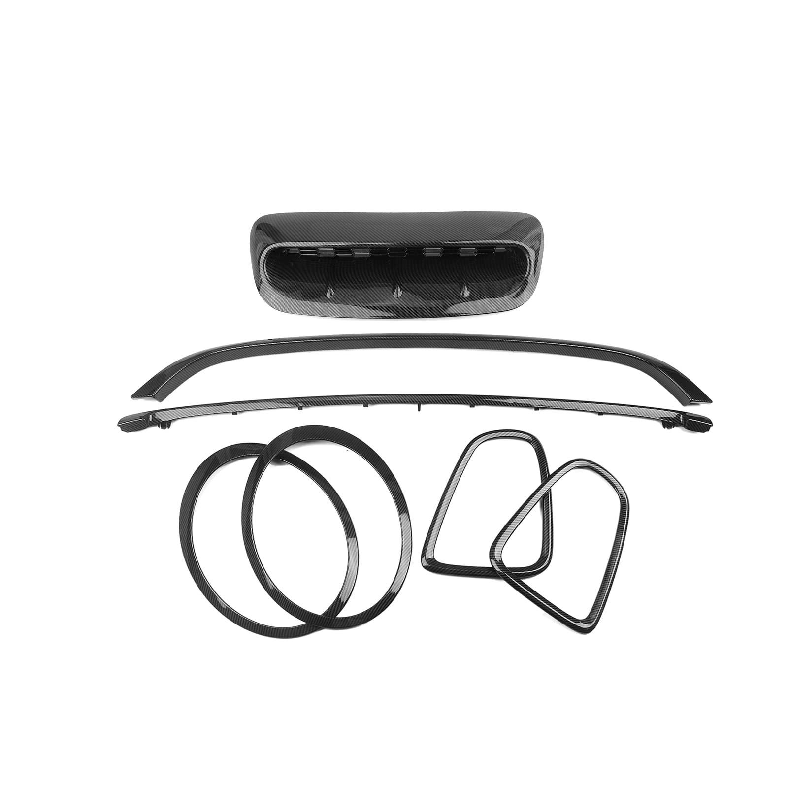 Scheinwerfer hinter Lichtrahmen Für Mini Cooper S R55 R56 R57 2007-2014 Schwarz Kohlefaser Scheinwerfer hinter Lichtrahmen Für Mini Cooper S R55 R56 R57 2007-2014 Schwarz Kohlefaser von IDENUONA