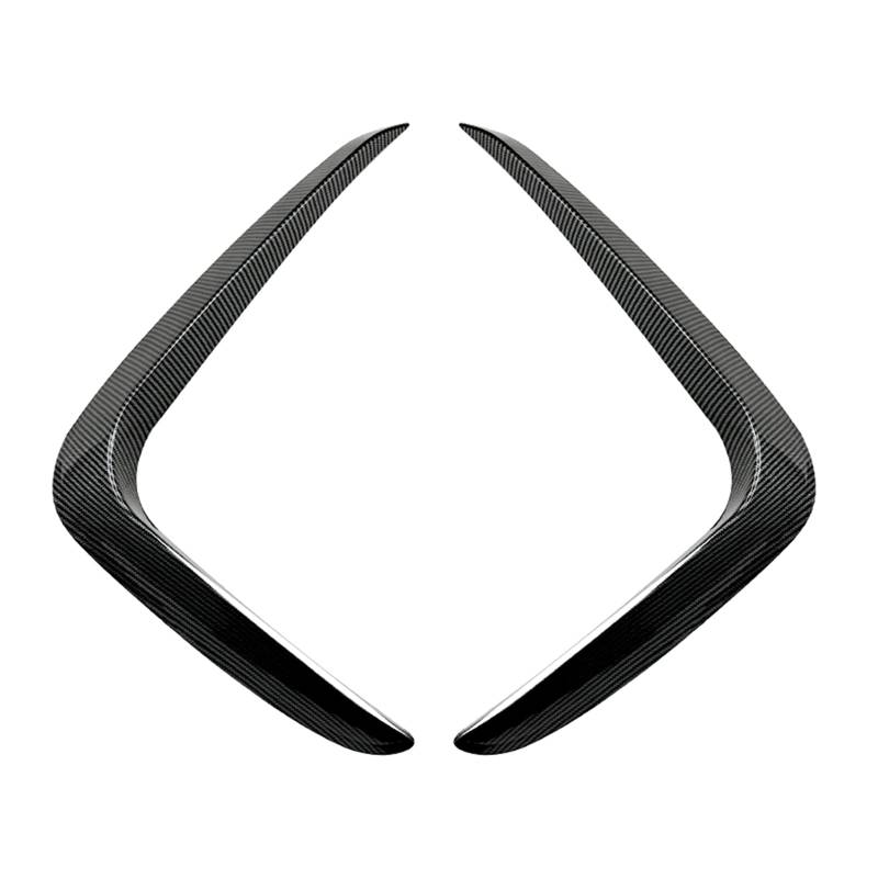Seitenspoiler Lüftungsgitter Für BMW X3 X4 G01 G02 2018-2021 M Kohlefaseroptik Schwarz Glänzend von IDENUONA