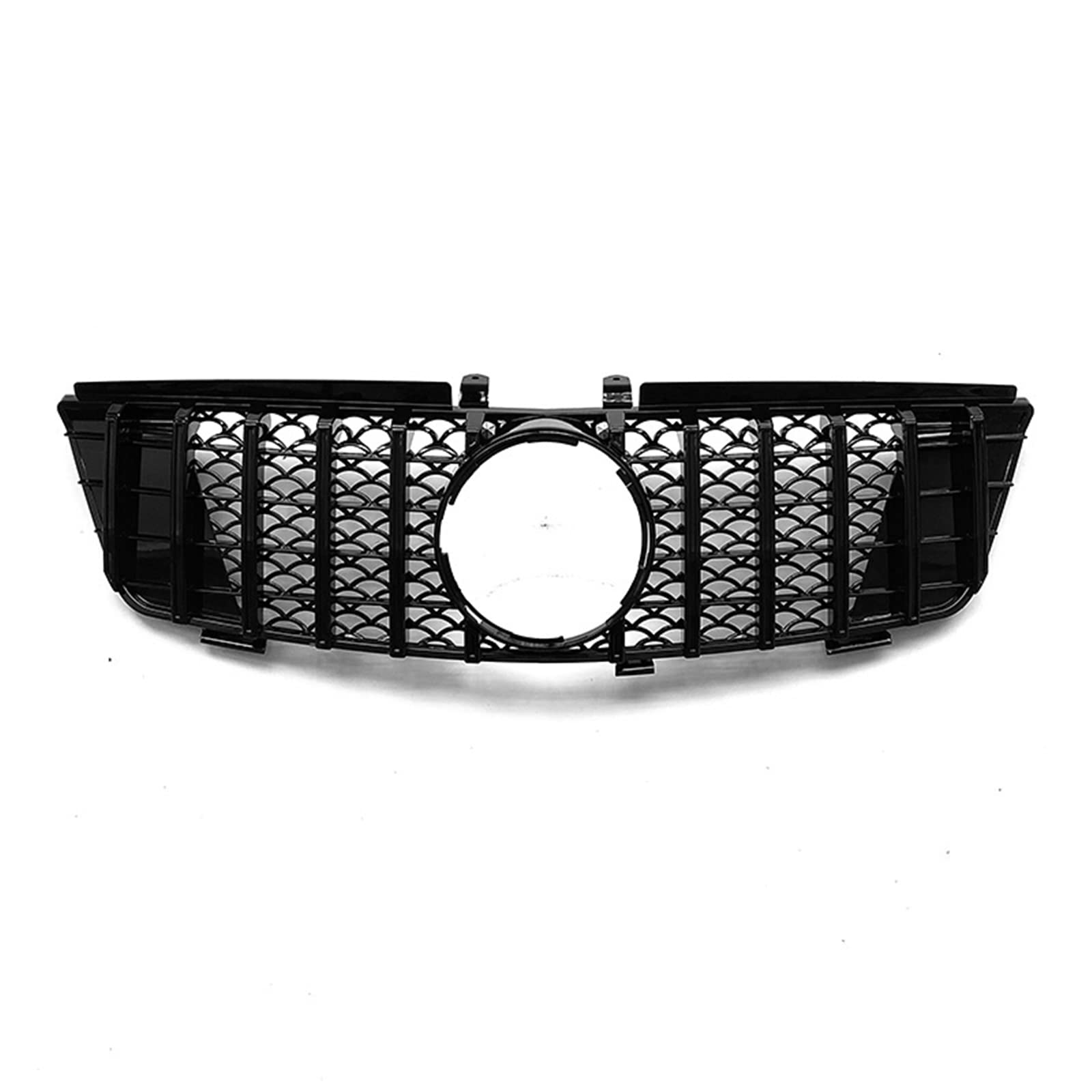 Sport Kühlergrill Gitter Für Benz ML-Klasse W164 ML320 ML350 2005–2008 Schwarz Silber von IDENUONA