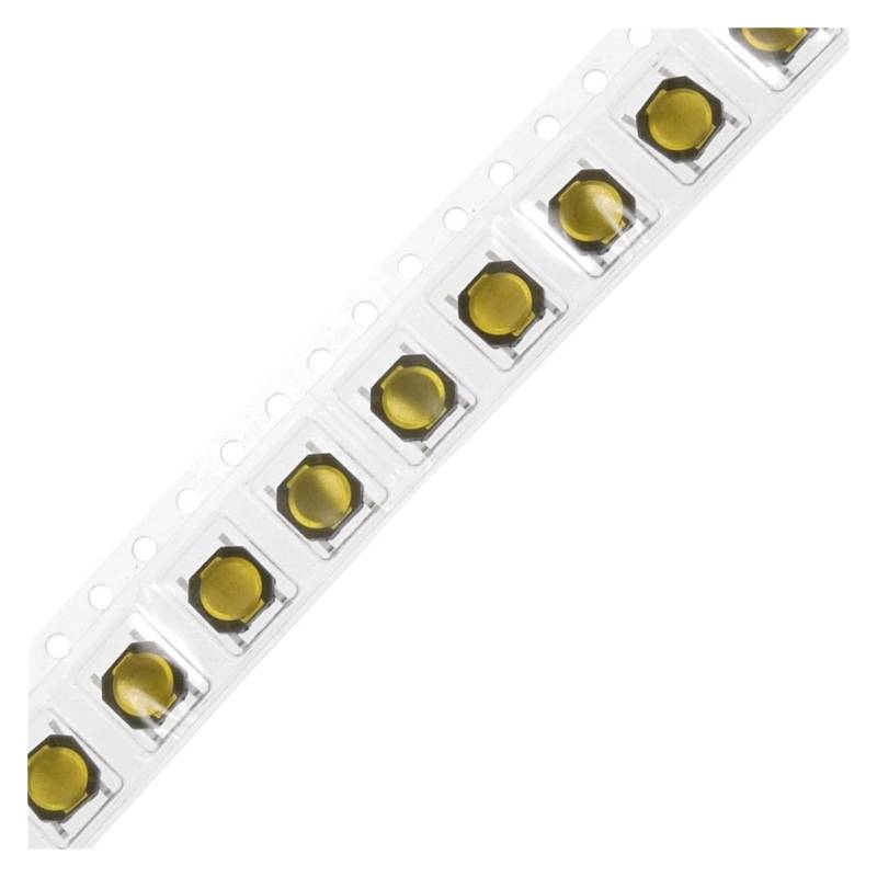 100PCS 4X4X0.8MM Tact Switch SMD Tactile Membrane Switch PUSH Button SPST-NO 4 * 4 * 0.8 Waterproof Microwave Oven Switch IDGTTLDF(Braid) von IDGTTLDF