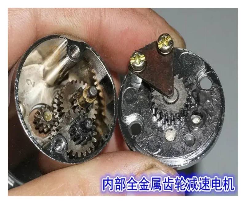 28MM ZGA28 385 Full Metal Gearbox Gear electronic starter DC 6V-12V 50RPM-100RPM Slow Speed Large Torque Geared electronic starter for Robot IDGTTLDF von IDGTTLDF
