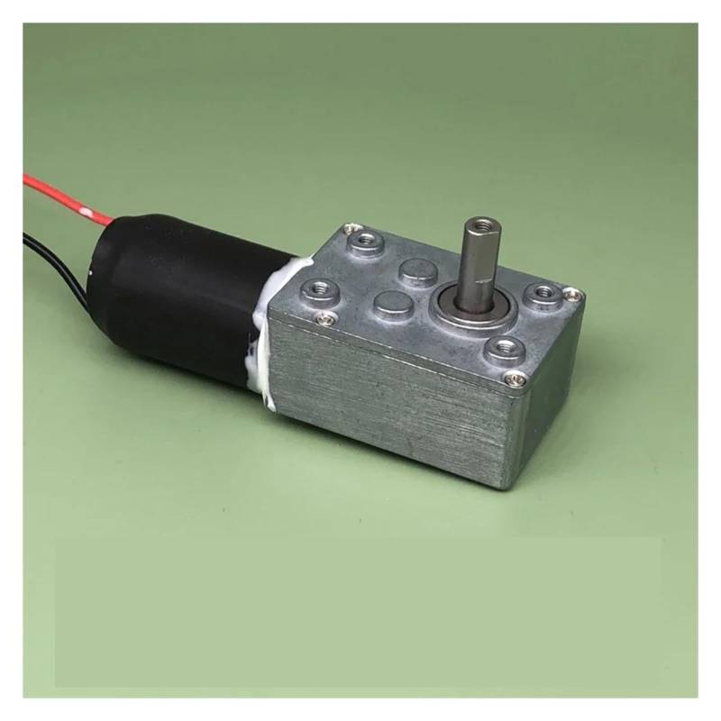 370 Turbo Worm Gear Reduction electronic starter D-Shaft DC 12V 24V 2.5-4.5RPM Slow Speed Self-lock Large Torque Gearmotor IDGTTLDF von IDGTTLDF