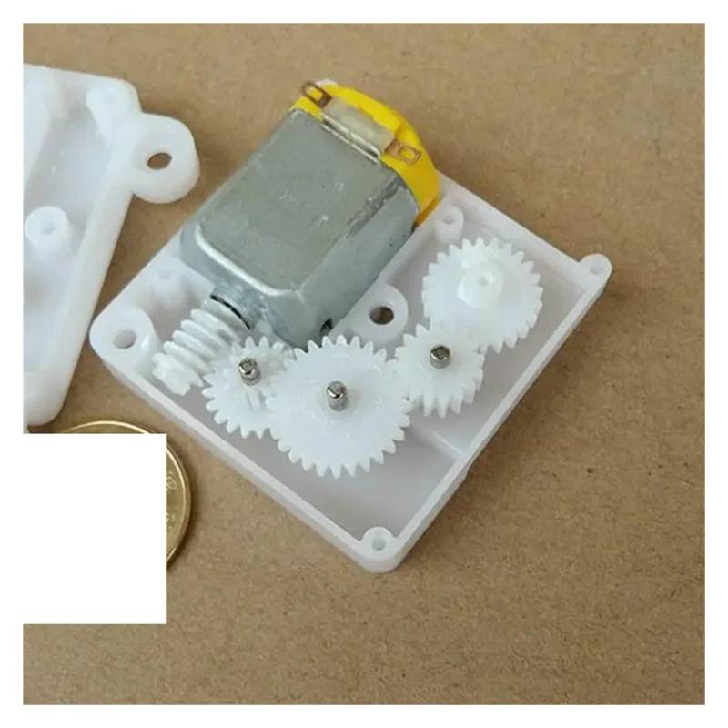 Worm Gearbox Gear electronic starter DC 3V-5V 250RPM Slow Speed Swing Arm Gearbox DIY Toy Accessories Model IDGTTLDF von IDGTTLDF