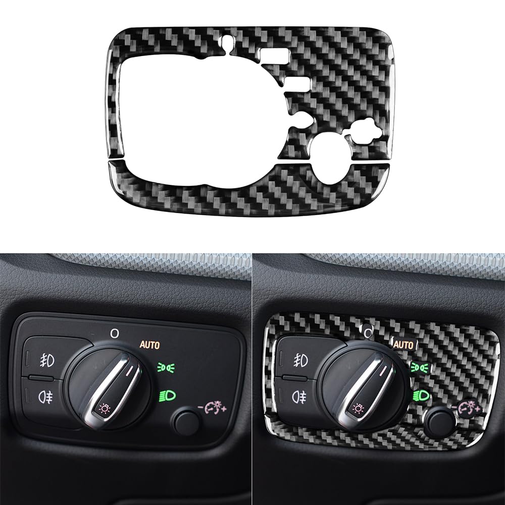 IDOMISMR Auto-Scheinwerfer-Schalter-Aufkleber, Aufkleber-Pad, Zierleiste, passend für A3 S3 RS3 8V 2013 2014 2015 2016 2017 2018 Zubehör Styling IDOMISMR Auto-Scheinwerfer-Schalter-Aufkleber, Aufkleber-Pad, Zierleiste, passend für A3 S3 RS3 8V 2013 2014 2015 2016 2017 2018 Zubehör Styling von IDOMISMR