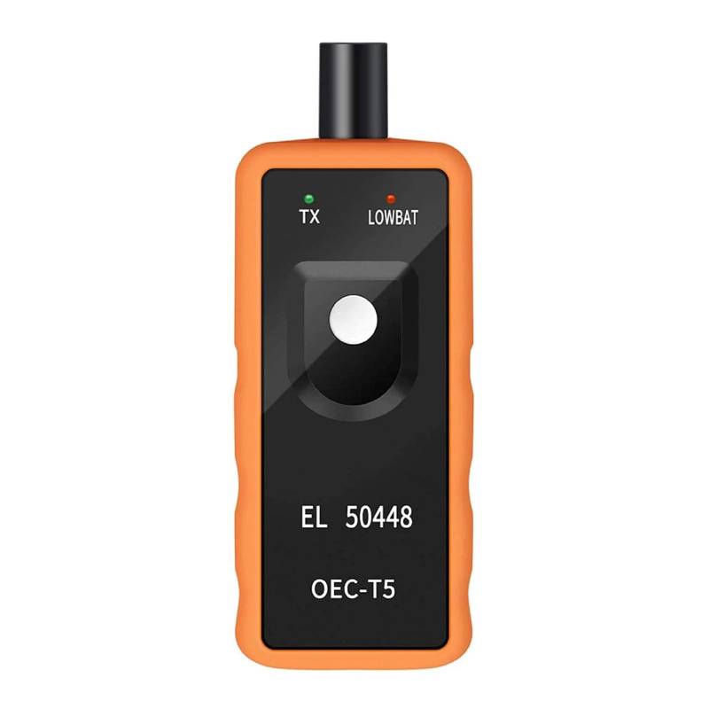 IEEDFJKK Einfach zu bedienendes TPMS Relearn Tool zum Zurücksetzen des Reifendrucksensors. Professionelles EL 50448 OEC T5 Orange TPMS Reset Tool von IEEDFJKK