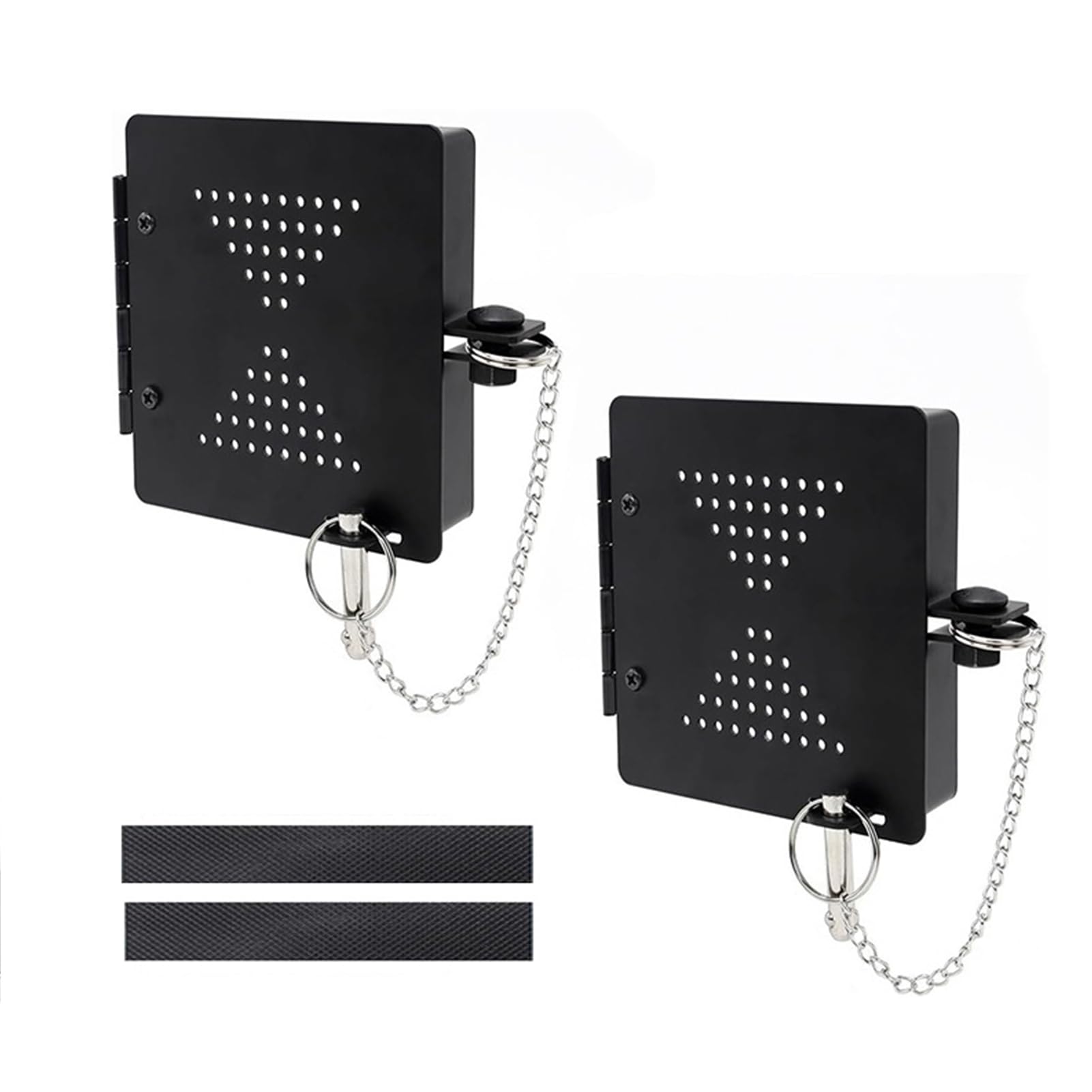 IEEDFJKK Schwarz, 2er Pack RV Stoßstangenkappenabdeckung für Standard RV Stoßstangen mit 4 Zoll quadratischen Stoßstangen Camcos Rhino Sewer Adapter Pro RV Stoßstangenkappen aus Metall IEEDFJKK Schwarz, 2er Pack RV Stoßstangenkappenabdeckung für Standard RV Stoßstangen mit 4 Zoll quadratischen Stoßstangen Camcos Rhino Sewer Adapter Pro RV Stoßstangenkappen aus Metall von IEEDFJKK