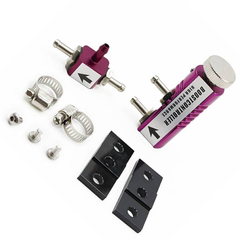 IEEDFJKK Steigern Sie die Leistung mit dem Universal Car Auto Turbos Boost Controller Kit. Metallverstellbares manuelles Boost Controller Kit von IEEDFJKK