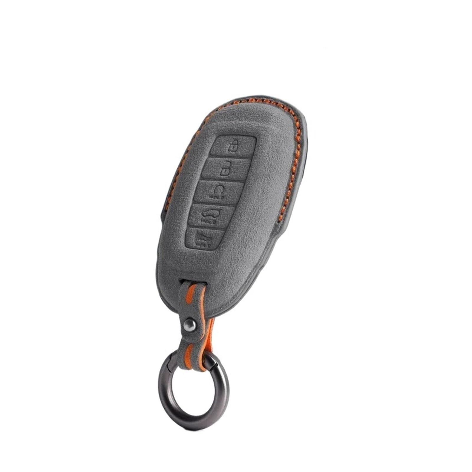Kompatibel mit Hyundai I20 I30 Ix20 Ix25 Ix35 Solaris, Autozubehör, Wildleder, Auto-Fernschlüsselgehäuse, Abdeckungsschale(B 29382) von IEJPEQWW