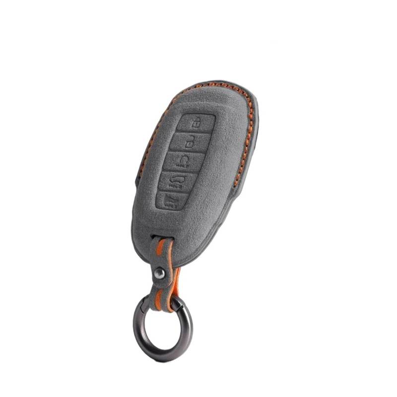 Kompatibel mit Hyundai I20 I30 Ix20 Ix25 Ix35 Solaris, Autozubehör, Wildleder, Auto-Fernschlüsselgehäuse, Abdeckungsschale(B 29382) von IEJPEQWW