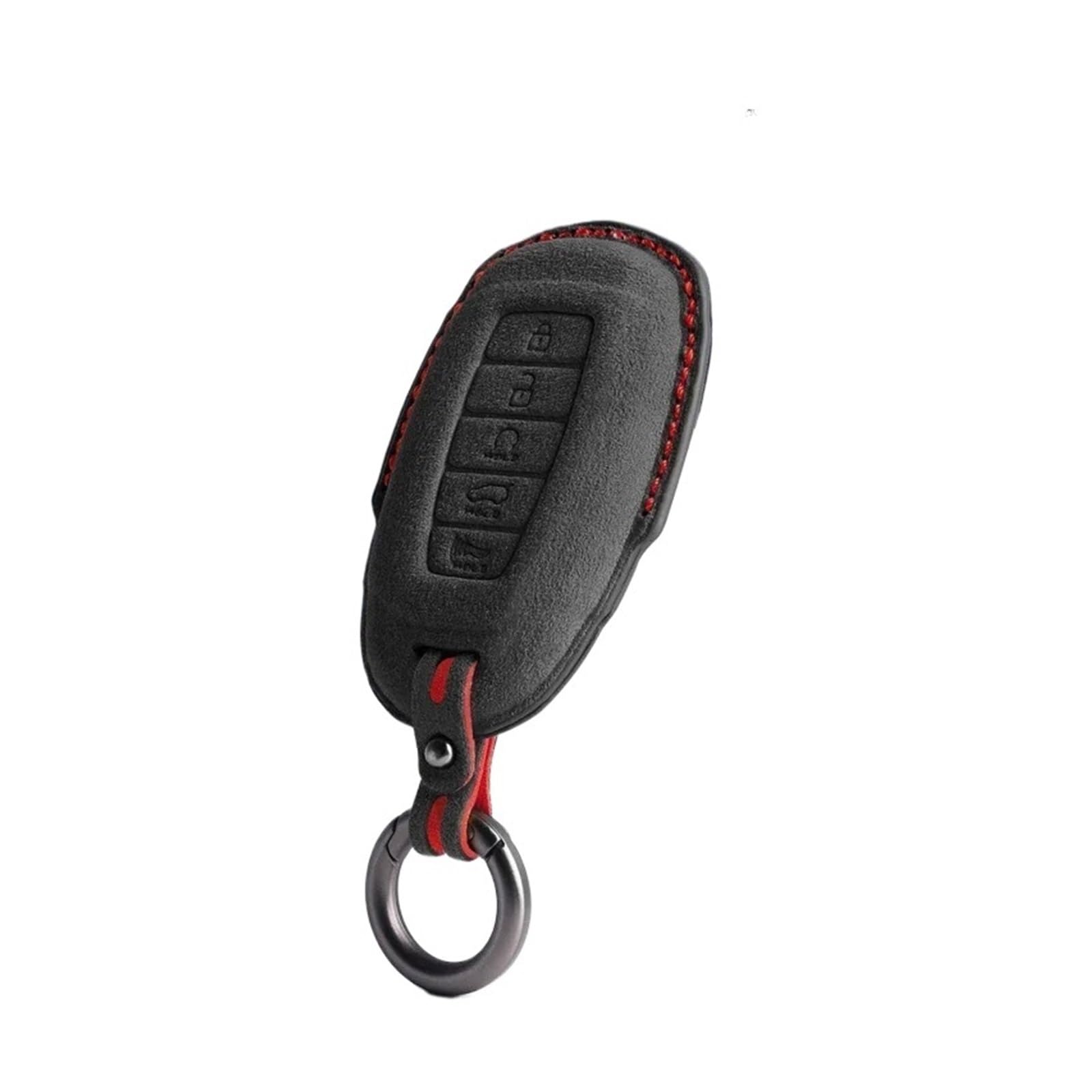 Kompatibel mit Hyundai I20 I30 Ix20 Ix25 Ix35 Solaris, Autozubehör, Wildleder, Auto-Fernschlüsselgehäuse, Abdeckungsschale(B 900212) von IEJPEQWW