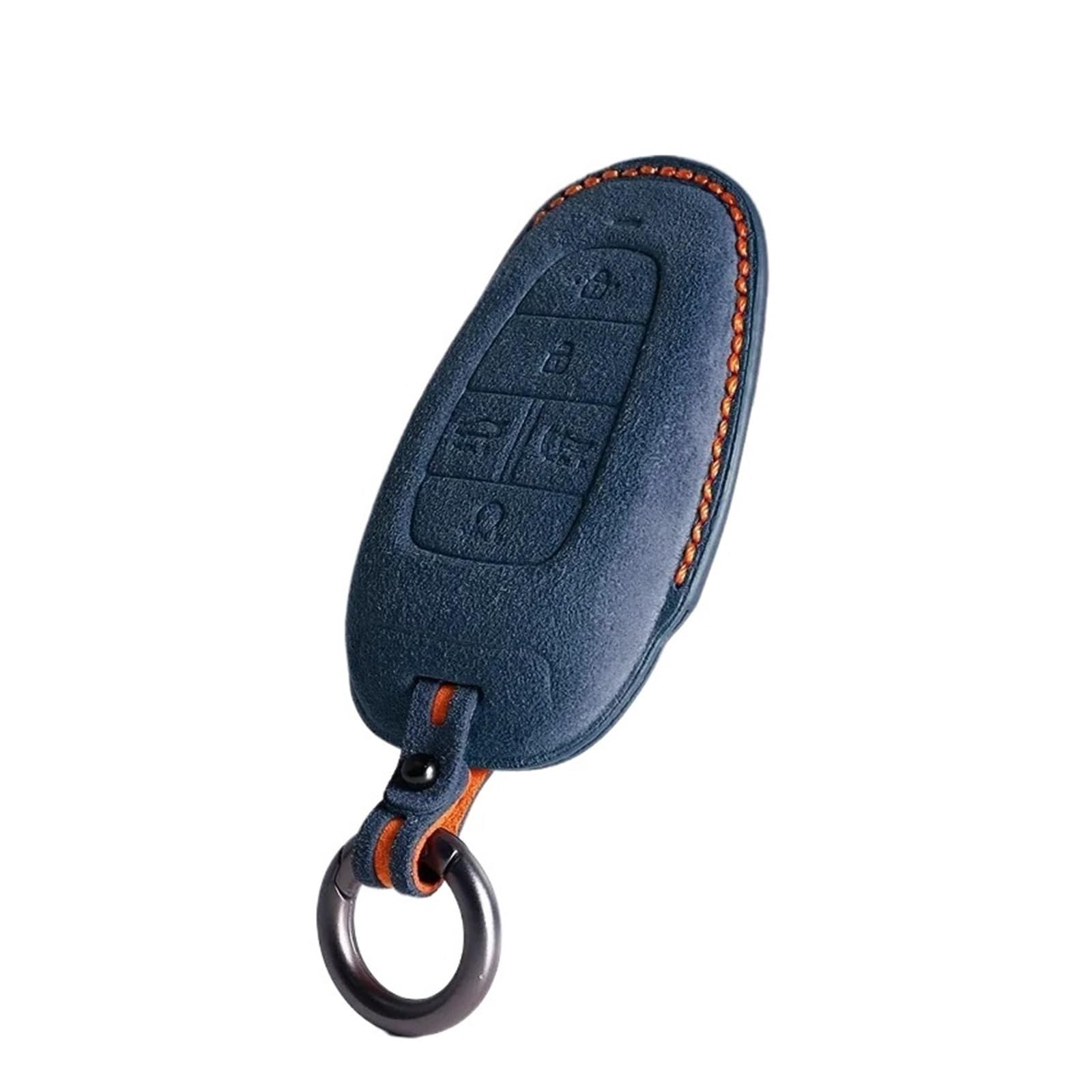 Kompatibel mit Hyundai Sonata Sel IONIQ 5 NEXO NX4 Tucson 2022 Sonata 2020 Grandeur Santa Wildleder-Autofernschlüsselgehäuseabdeckung(Style1 6406) von IEJPEQWW