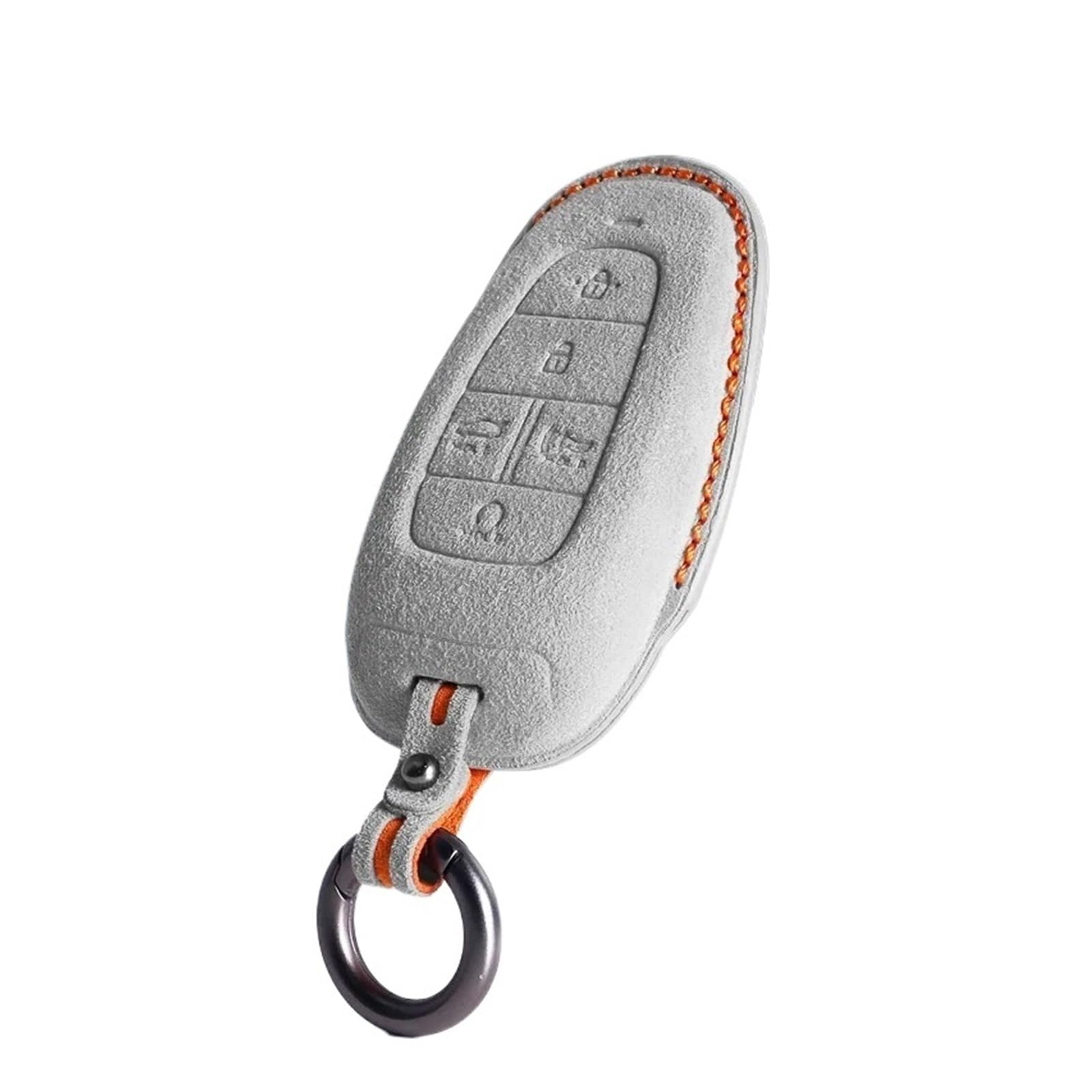 Kompatibel mit Hyundai Sonata Sel IONIQ 5 NEXO NX4 Tucson 2022 Sonata 2020 Grandeur Santa Wildleder-Autofernschlüsselgehäuseabdeckung(Style6 4978) von IEJPEQWW