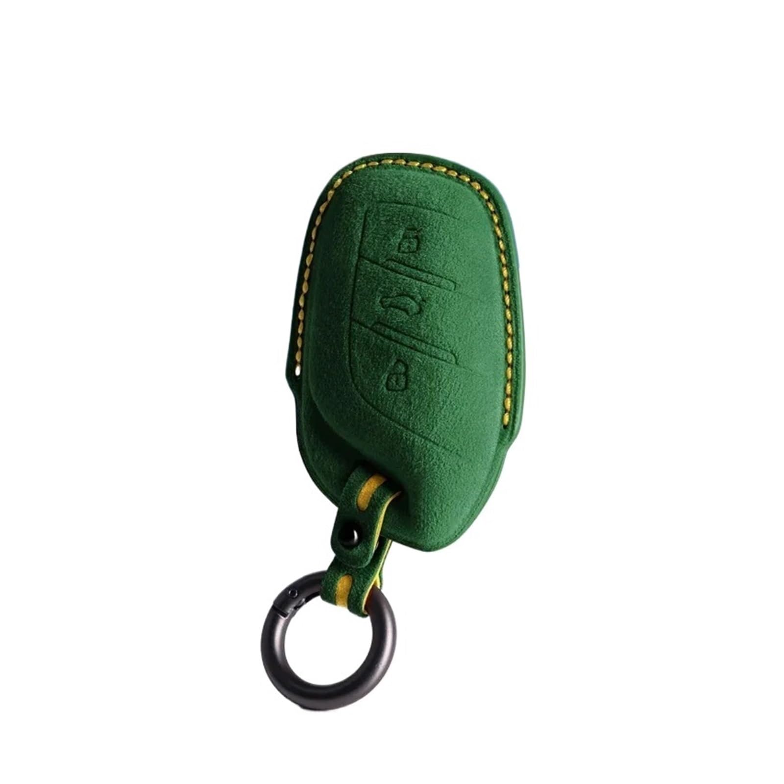 Kompatibel mit Morris Garagen MG MG5 HS ZS EZS EHS MG6 Alcantara Pelz KeyBag Auto-Fernschlüsseletui Abdeckung Shell Keychain(Style10 9051) von IEJPEQWW