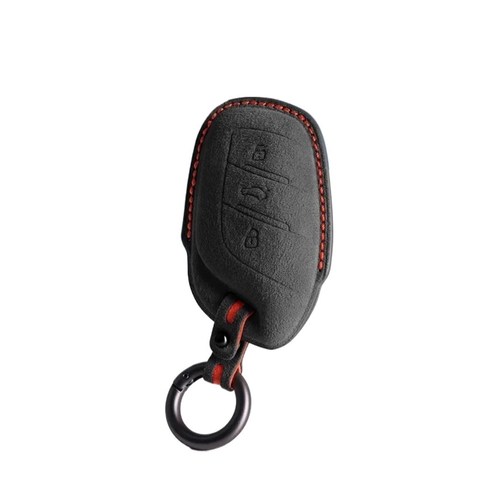 Kompatibel mit Morris Garagen MG MG5 HS ZS EZS EHS MG6 Alcantara Pelz KeyBag Auto-Fernschlüsseletui Abdeckung Shell Keychain(Style5 9002) von IEJPEQWW