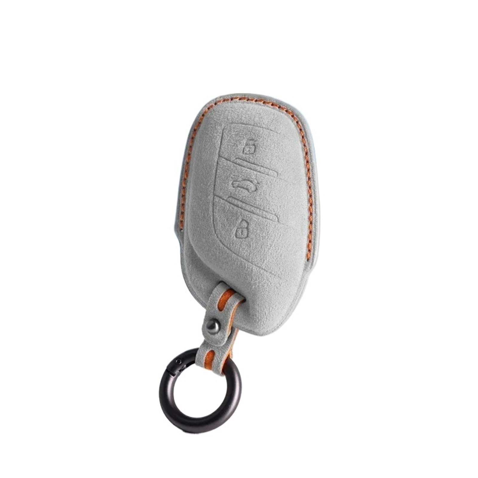 Kompatibel mit Morris Garagen MG MG5 HS ZS EZS EHS MG6 Alcantara Pelz KeyBag Auto-Fernschlüsseletui Abdeckung Shell Keychain(Style7 4978) von IEJPEQWW