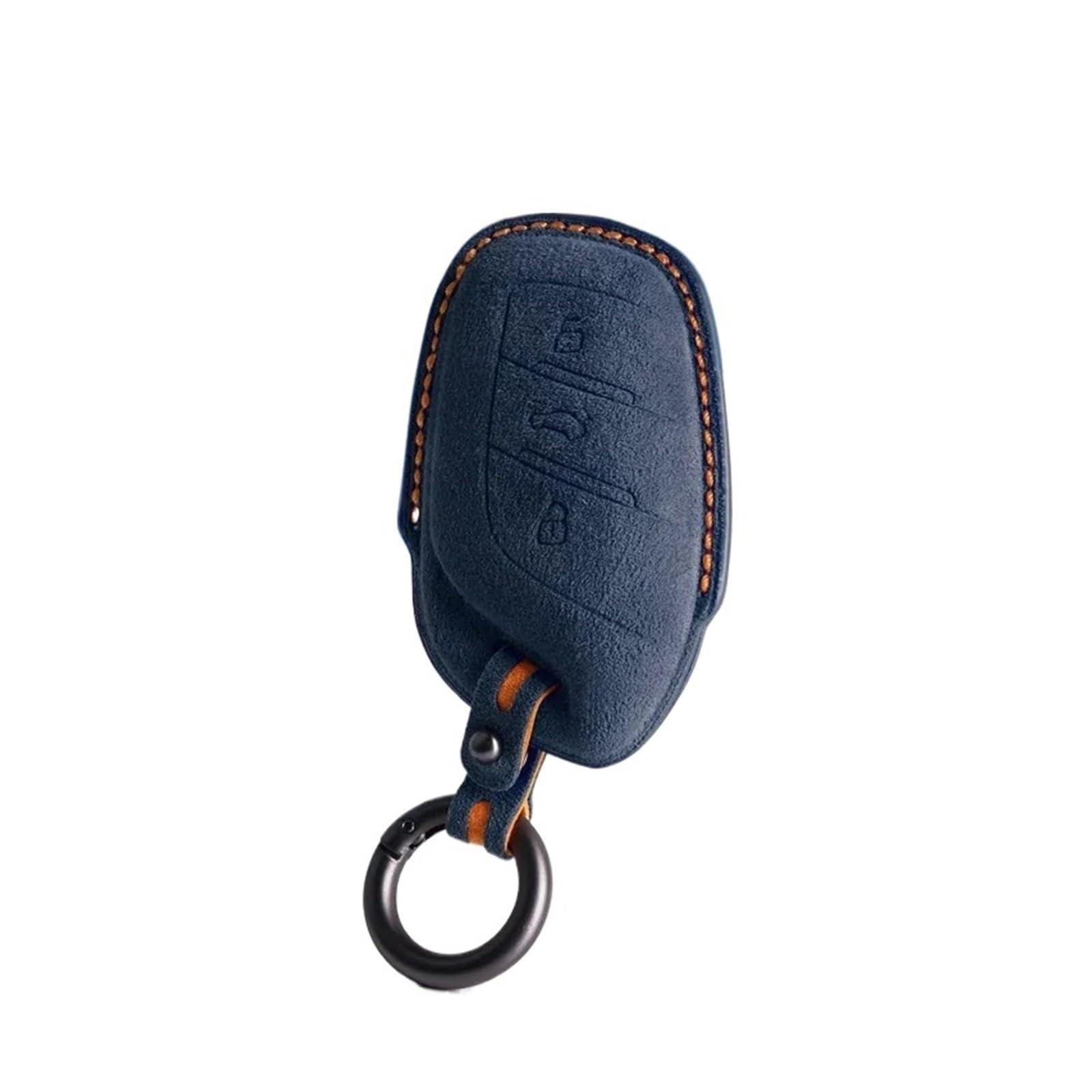 Kompatibel mit Morris Garagen MG MG5 HS ZS EZS EHS MG6 Alcantara Pelz KeyBag Auto-Fernschlüsseletui Abdeckung Shell Keychain(Style9 6406) von IEJPEQWW