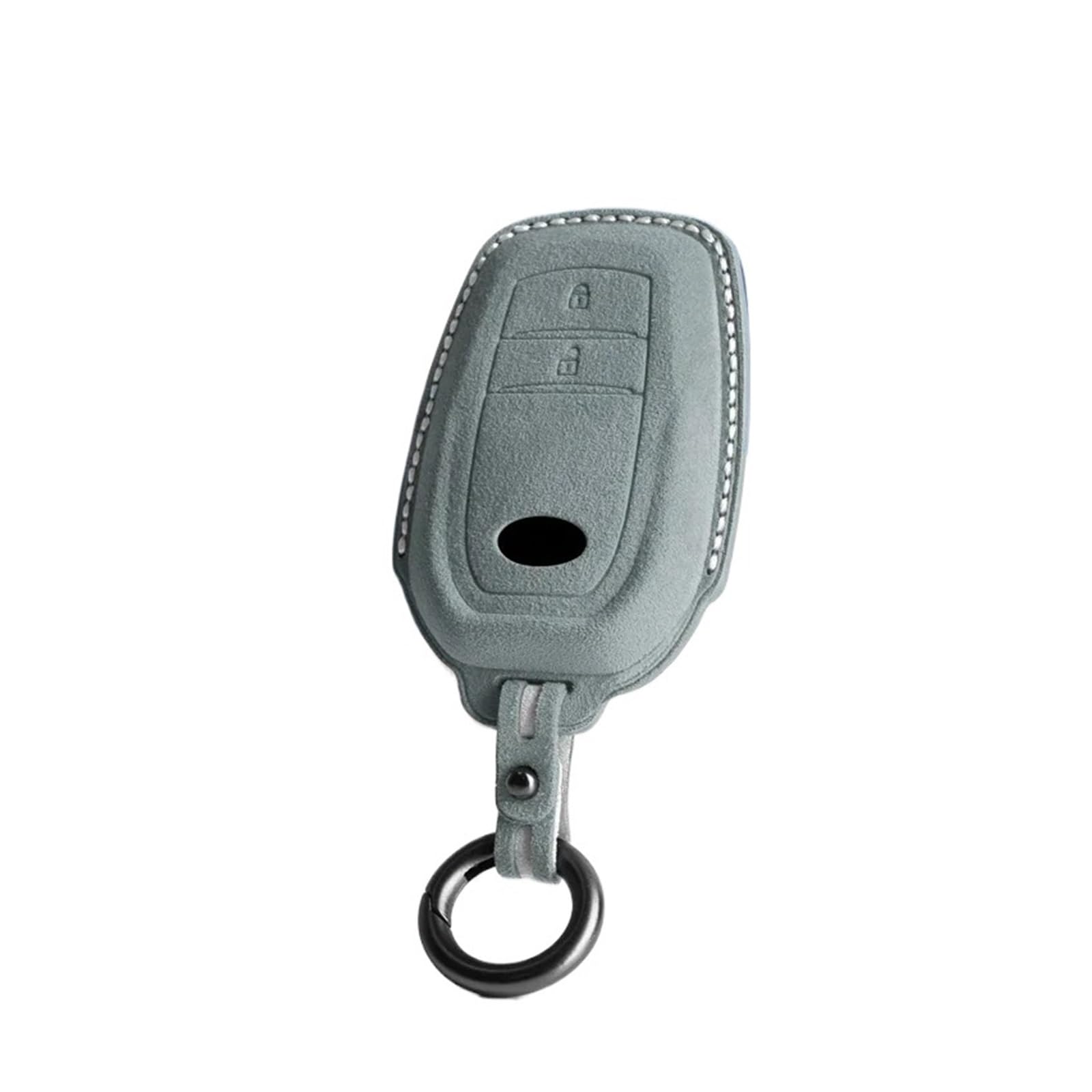 Kompatibel mit Toyota Hilux Revo Innova Rav4 Fortuner Wildleder Auto Remote Key Case Cover Shell(Style1 2156) von IEJPEQWW