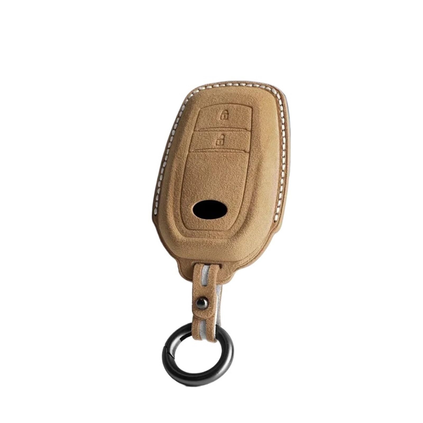 Kompatibel mit Toyota Hilux Revo Innova Rav4 Fortuner Wildleder Auto Remote Key Case Cover Shell(Style10 2940) von IEJPEQWW