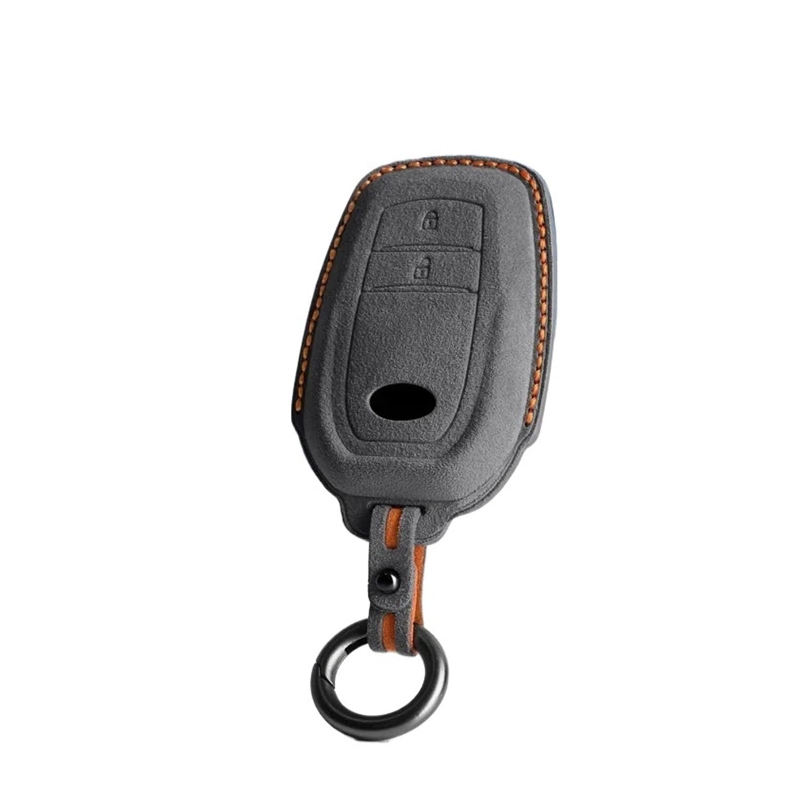Kompatibel mit Toyota Hilux Revo Innova Rav4 Fortuner Wildleder Auto Remote Key Case Cover Shell(Style2 2938) von IEJPEQWW