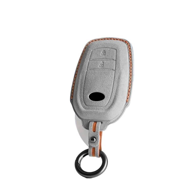 Kompatibel mit Toyota Hilux Revo Innova Rav4 Fortuner Wildleder Auto Remote Key Case Cover Shell(Style8 4978) von IEJPEQWW