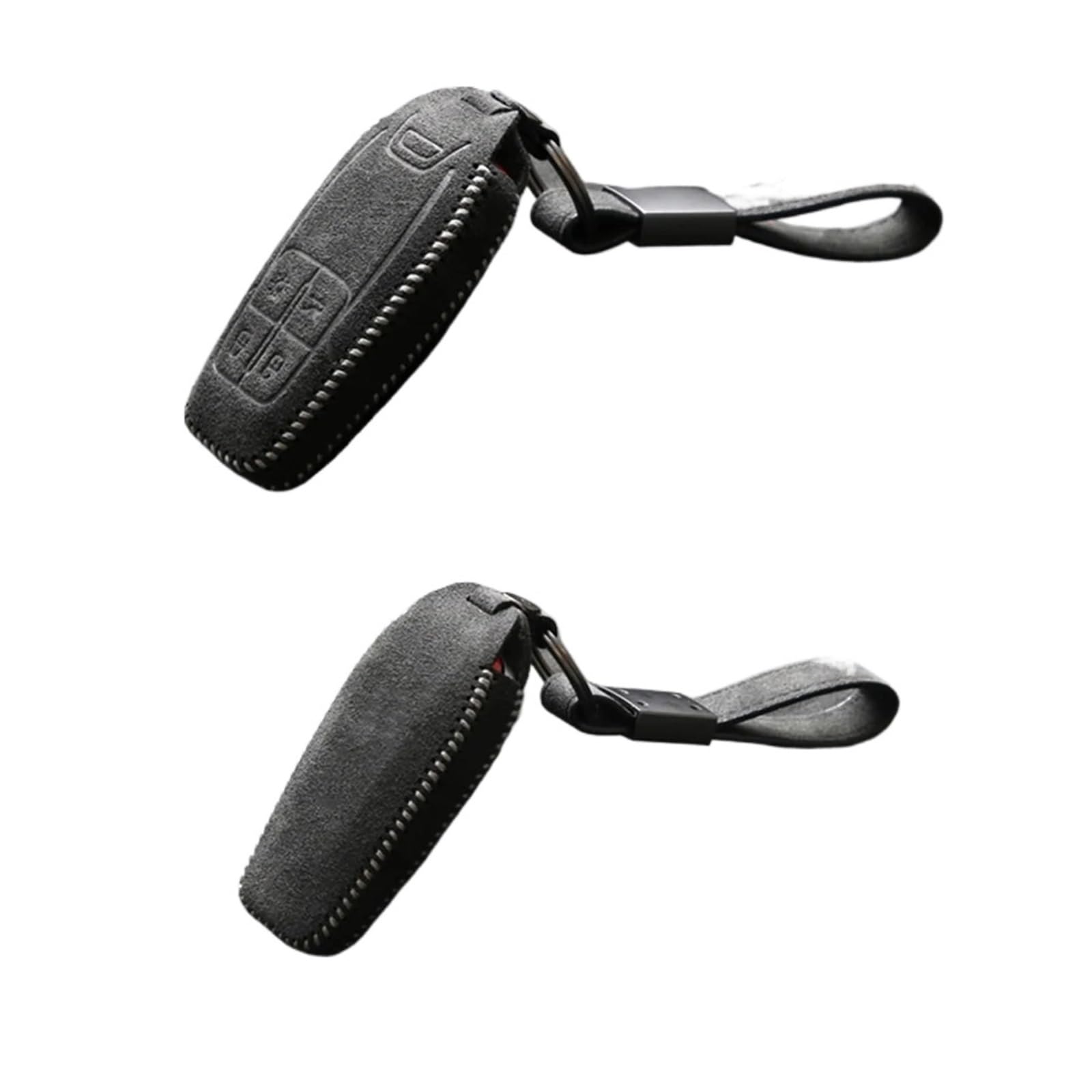 Wildleder Leder Auto Fernbedienung Smart Key Cover Fall Fob Halter Shell Keychain Kompatibel Für Ferrari 488 2017 2018 Halter Zubehör(Type1) von IEJPEQWW