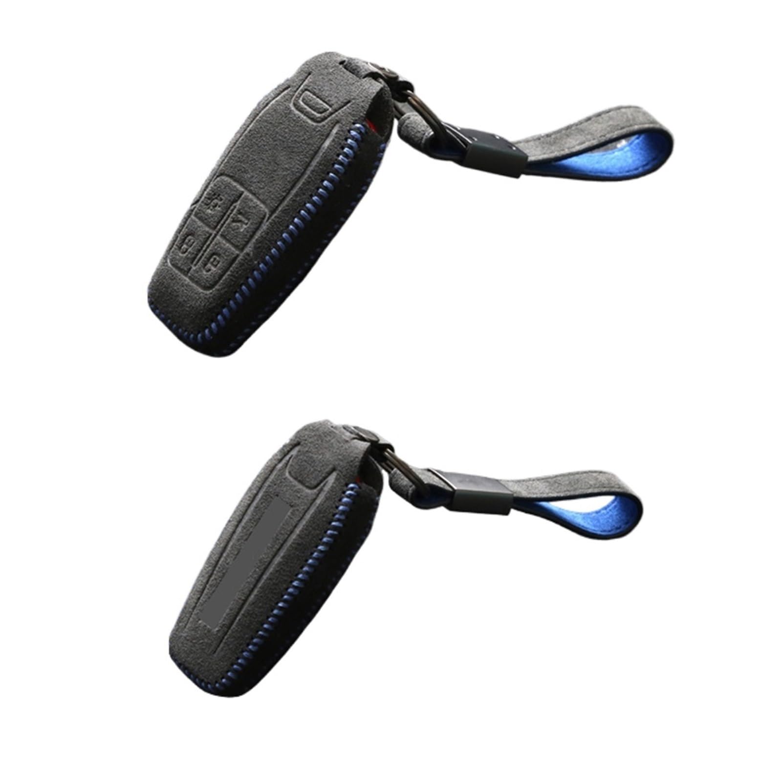 Wildleder Leder Auto Fernbedienung Smart Key Cover Fall Fob Halter Shell Keychain Kompatibel Für Ferrari 488 2017 2018 Halter Zubehör(Type2) von IEJPEQWW