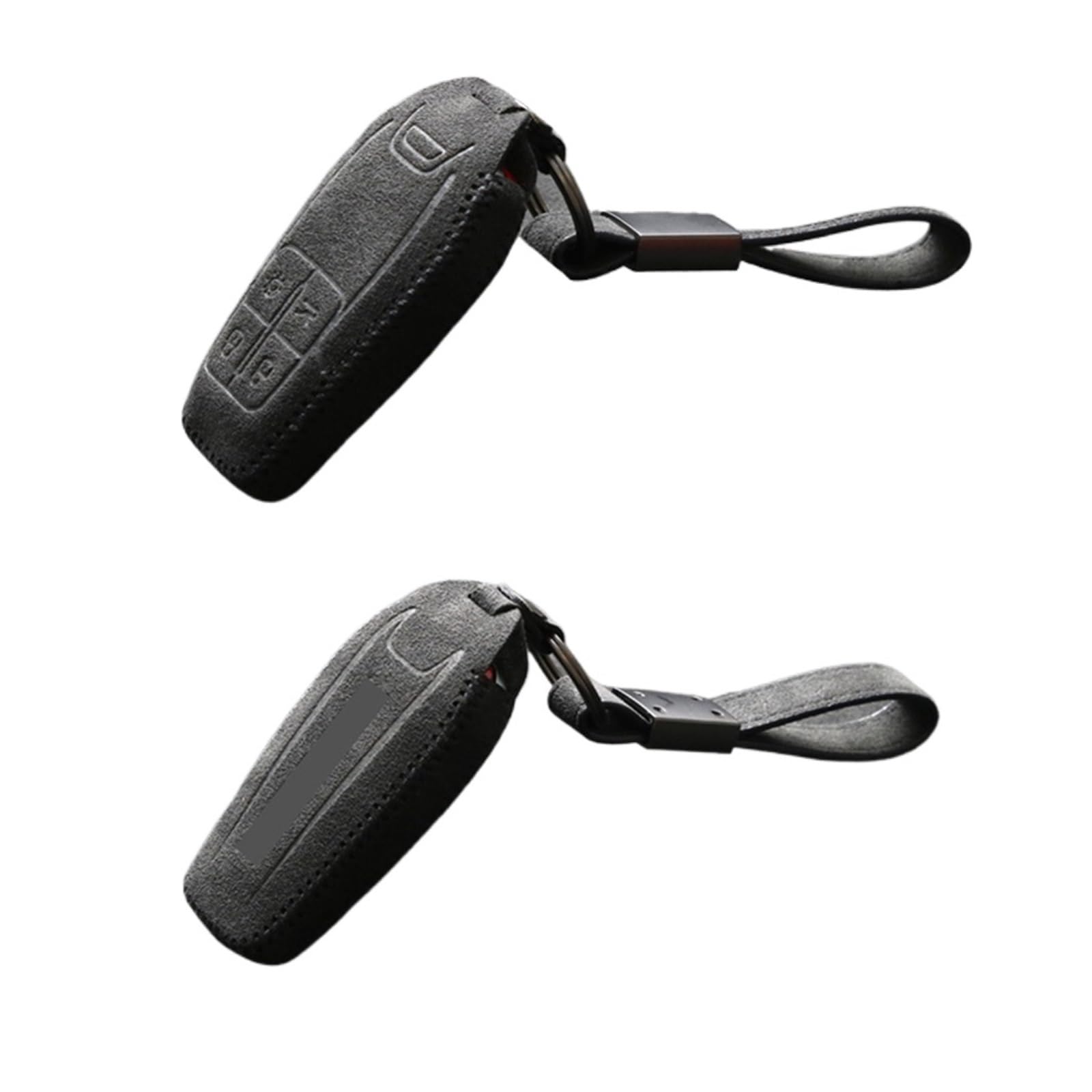 Wildleder Leder Auto Fernbedienung Smart Key Cover Fall Fob Halter Shell Keychain Kompatibel Für Ferrari 488 2017 2018 Halter Zubehör(Type3) von IEJPEQWW