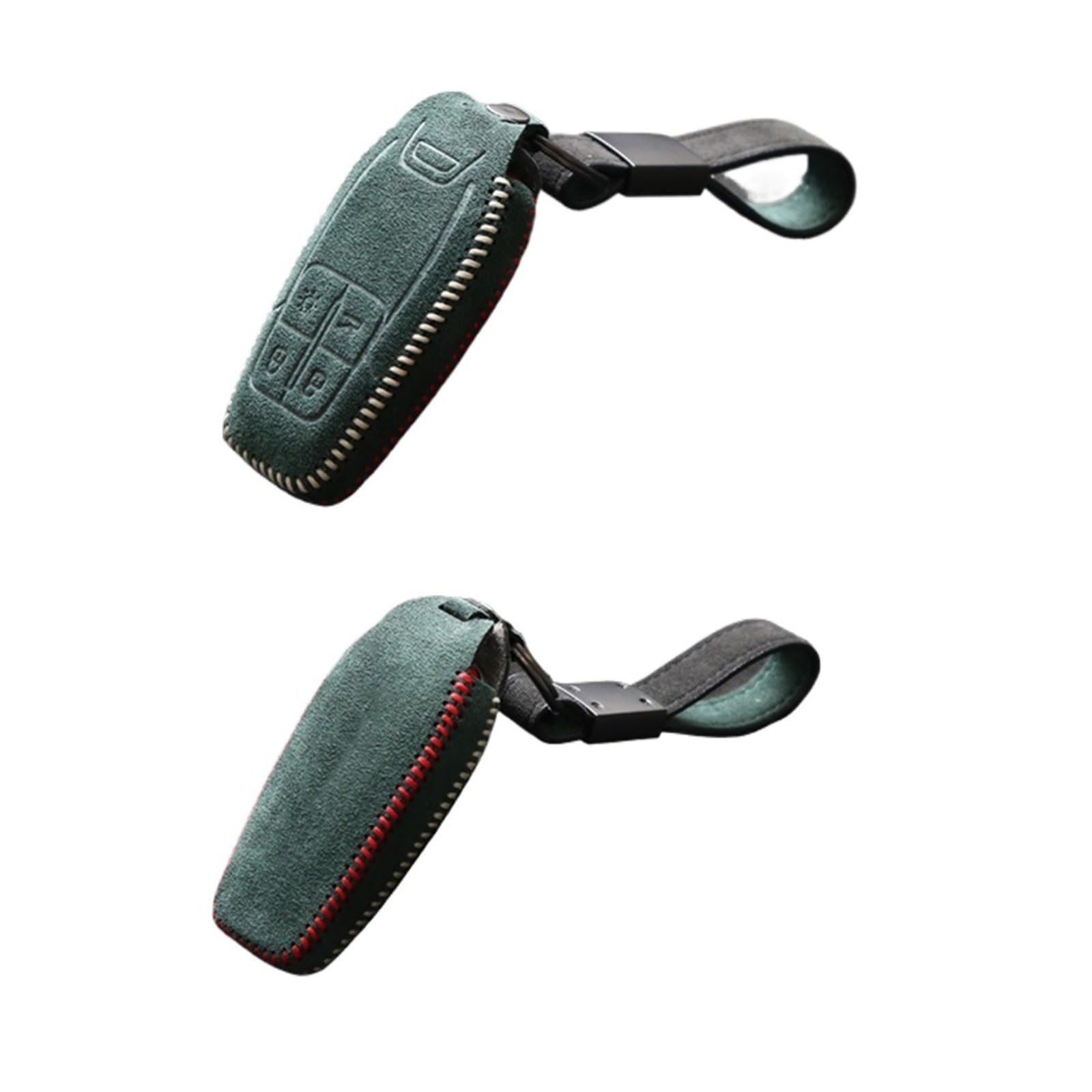 Wildleder Leder Auto Fernbedienung Smart Key Cover Fall Fob Halter Shell Keychain Kompatibel Für Ferrari 488 2017 2018 Halter Zubehör(Type5) von IEJPEQWW