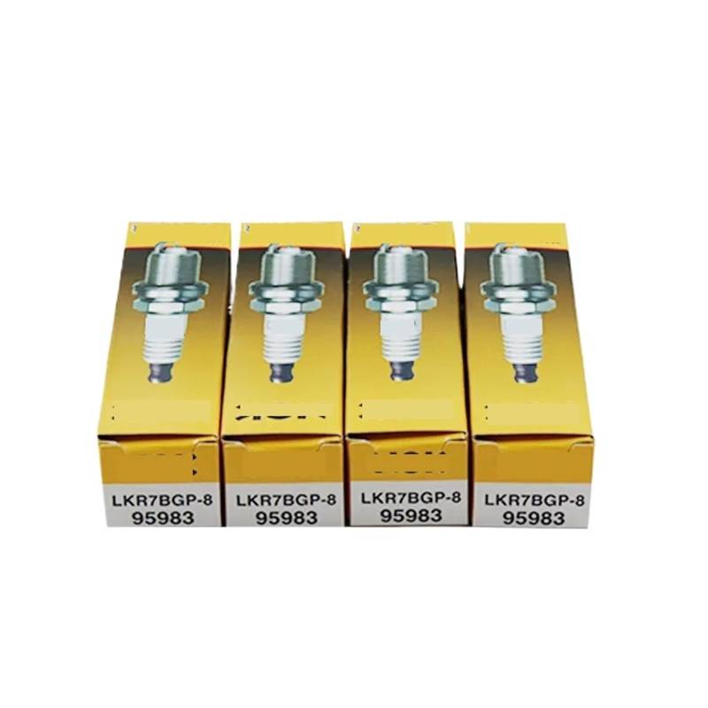4 Stück Platin-Zündkerzen LKR7BGP-8 95983 von IFXAVJWSQ