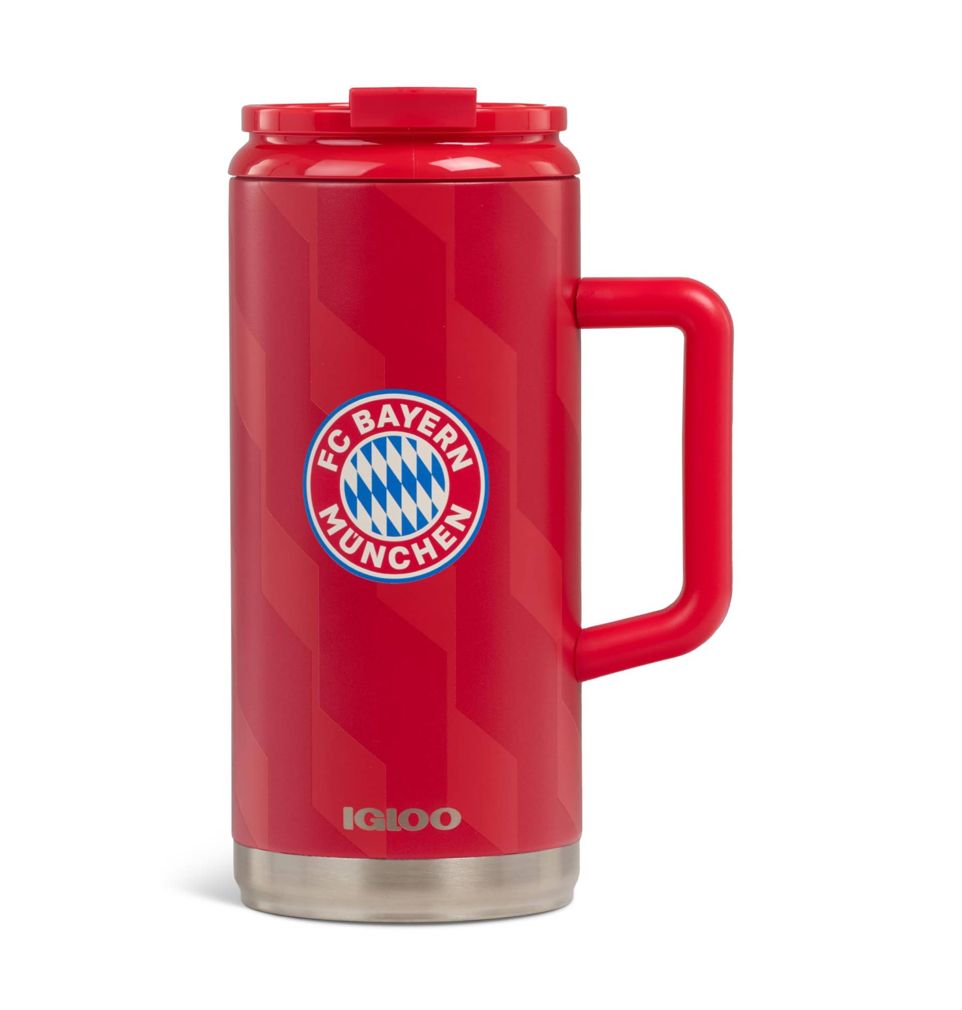 IGLOO Bierkrug 1 Liter - FC Bayern München - lizensierter Fanartikel - rote Isolierflasche, Edelstahl-Thermosflasche mit Vereinslogo IGLOO Bierkrug 1 Liter - FC Bayern München - lizensierter Fanartikel - rote Isolierflasche, Edelstahl-Thermosflasche mit Vereinslogo von IGLOO