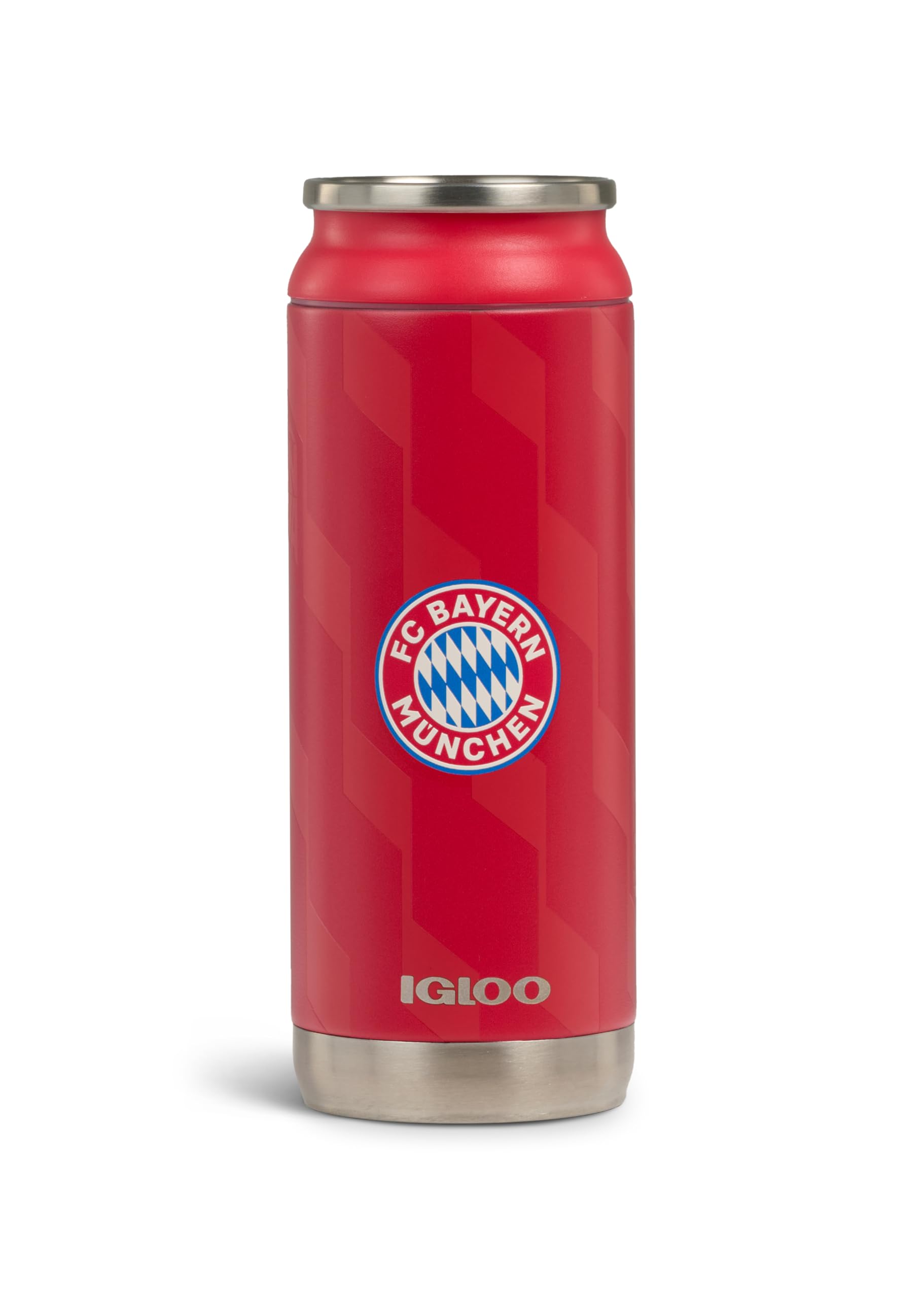 IGLOO Edelstahl-Thermobecher 450 ml - FC Bayern München - lizensierter Fanartikel - Rote Isolierflasche mit Vereinslogo - Doppelwandig und Vakuumisoliert IGLOO Edelstahl-Thermobecher 450 ml - FC Bayern München - lizensierter Fanartikel - Rote Isolierflasche mit Vereinslogo - Doppelwandig und Vakuumisoliert von IGLOO