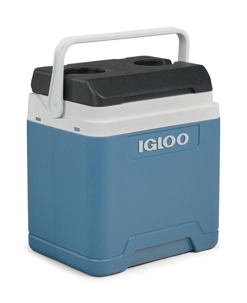 IGLOO IP27 Passiv-Kühlbox 27 L, eisblaue Thermobox, Eisbox für Freizeit, Beruf und Camping von IGLOO
