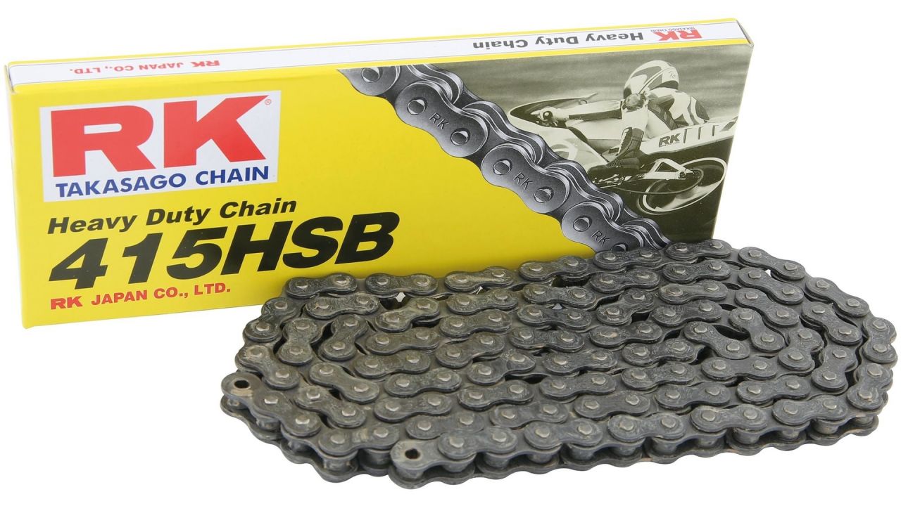 HQ Marken Kette RK Chain 80 Glieder passend für Zündapp R50 RS50 Roller Typ 561 von IGM