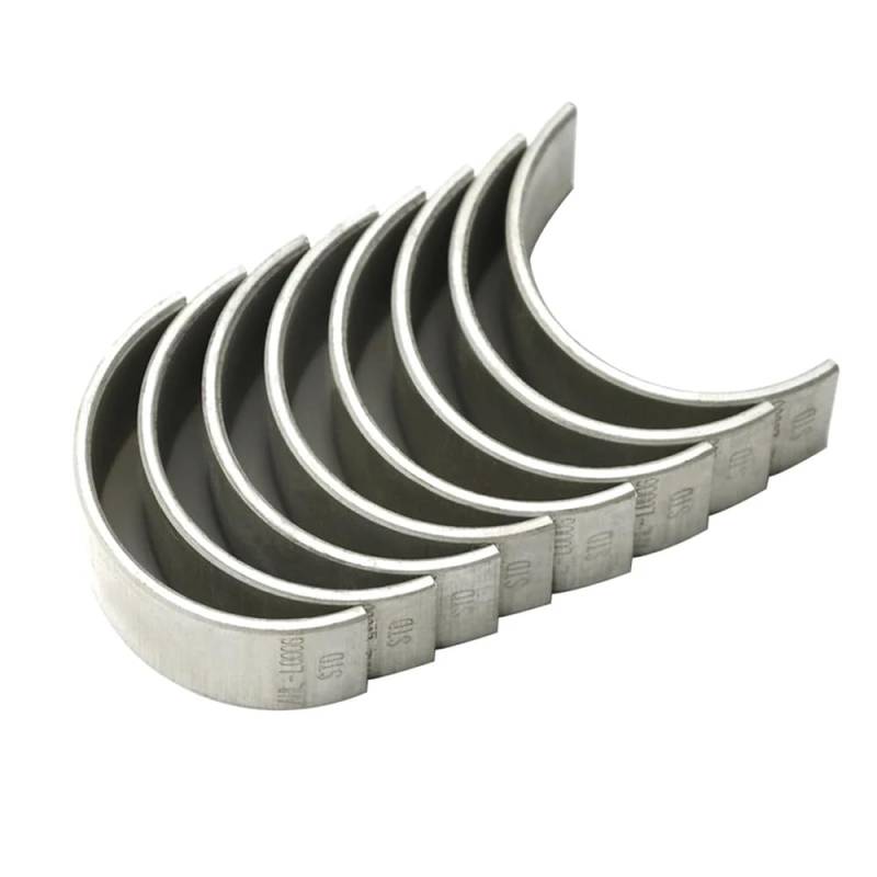 8pcs Motorradmotor-Teile, die mit ZX400 ZX400K ZX-4 ZR400 STD kompatibel sind, einschließlich Stangenstab und Kurbelwellenlager von IJOSADON
